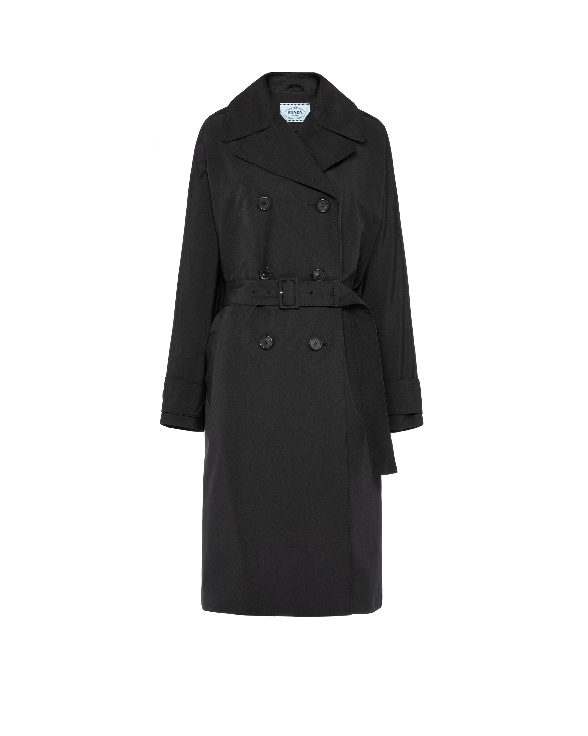 double breasted raincoat