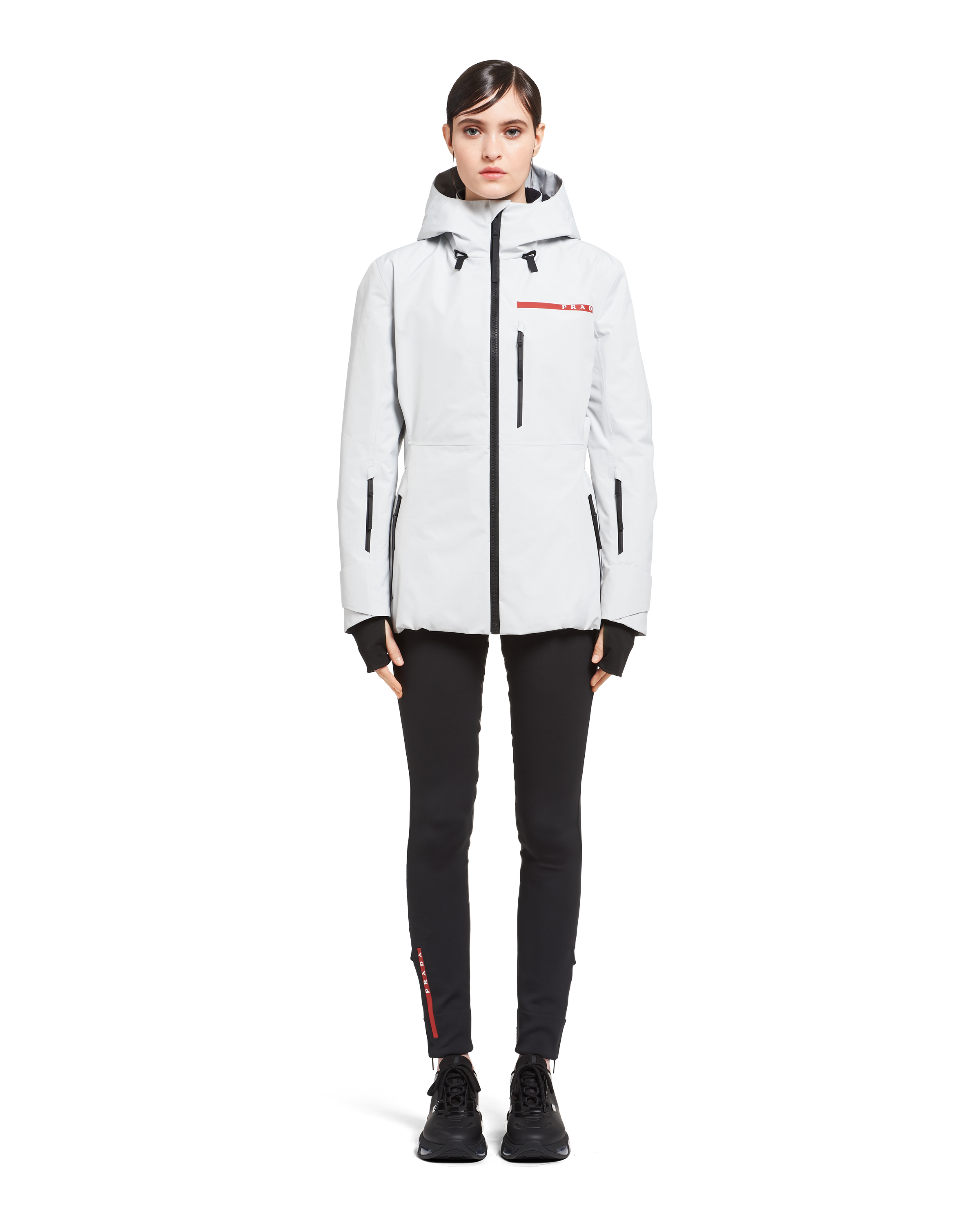 Chalk White Extreme-Tex ski jacket | Prada