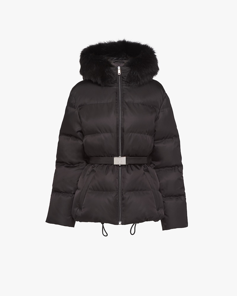 prada black coat