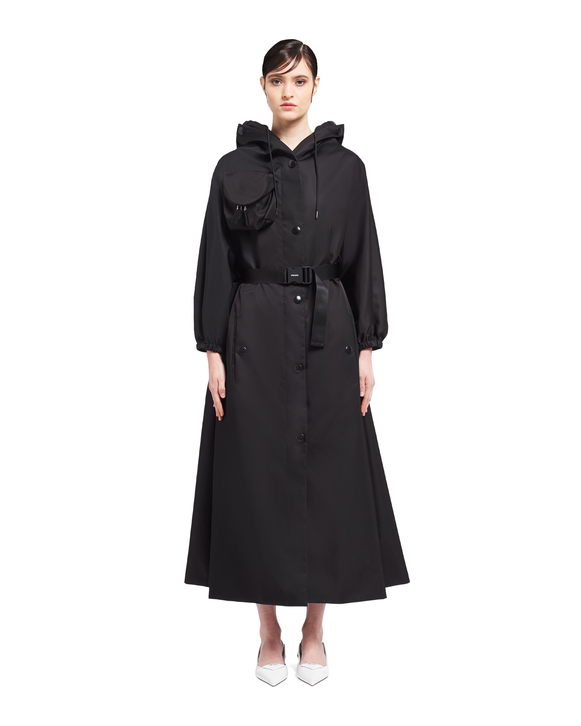 prada raincoat