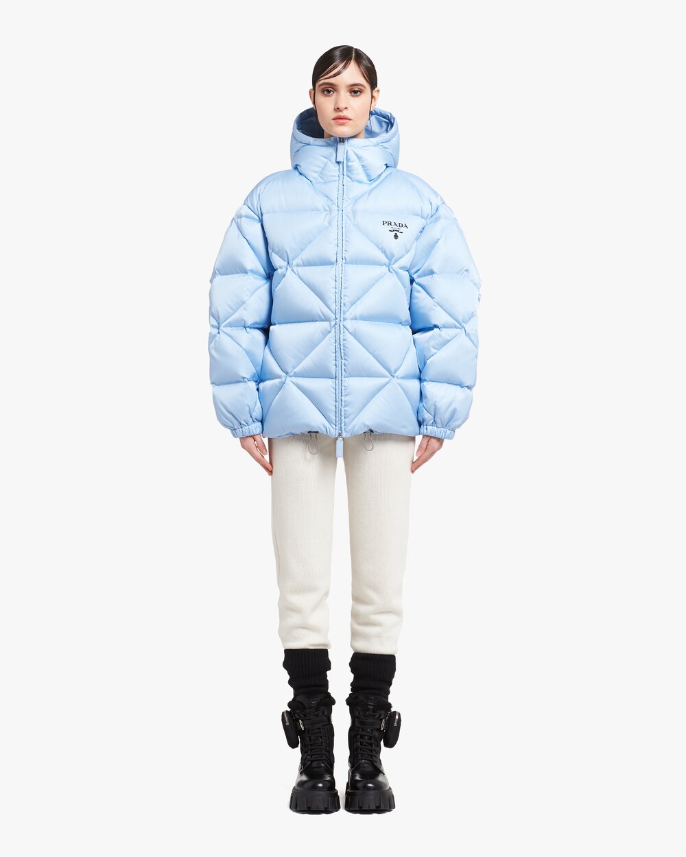 prada gabardine down jacket