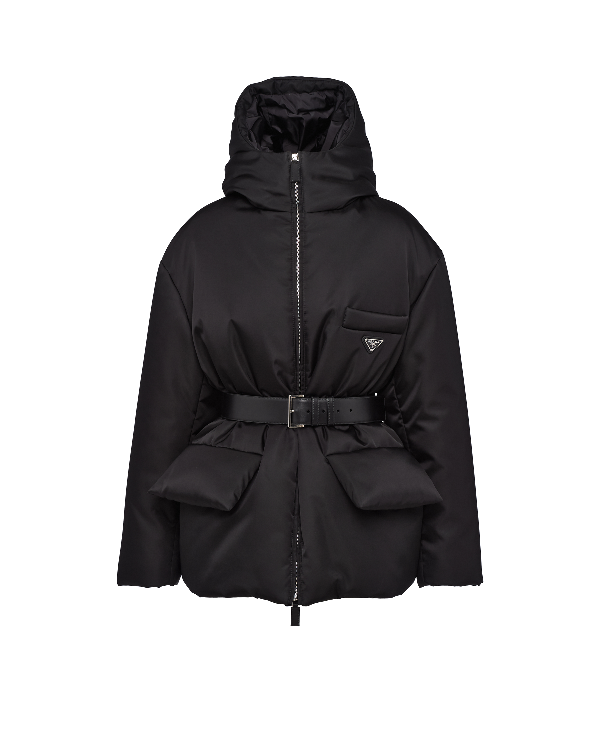 PRADA DAUNENJACKE AUS RE-NYLON MIT KAPUZE