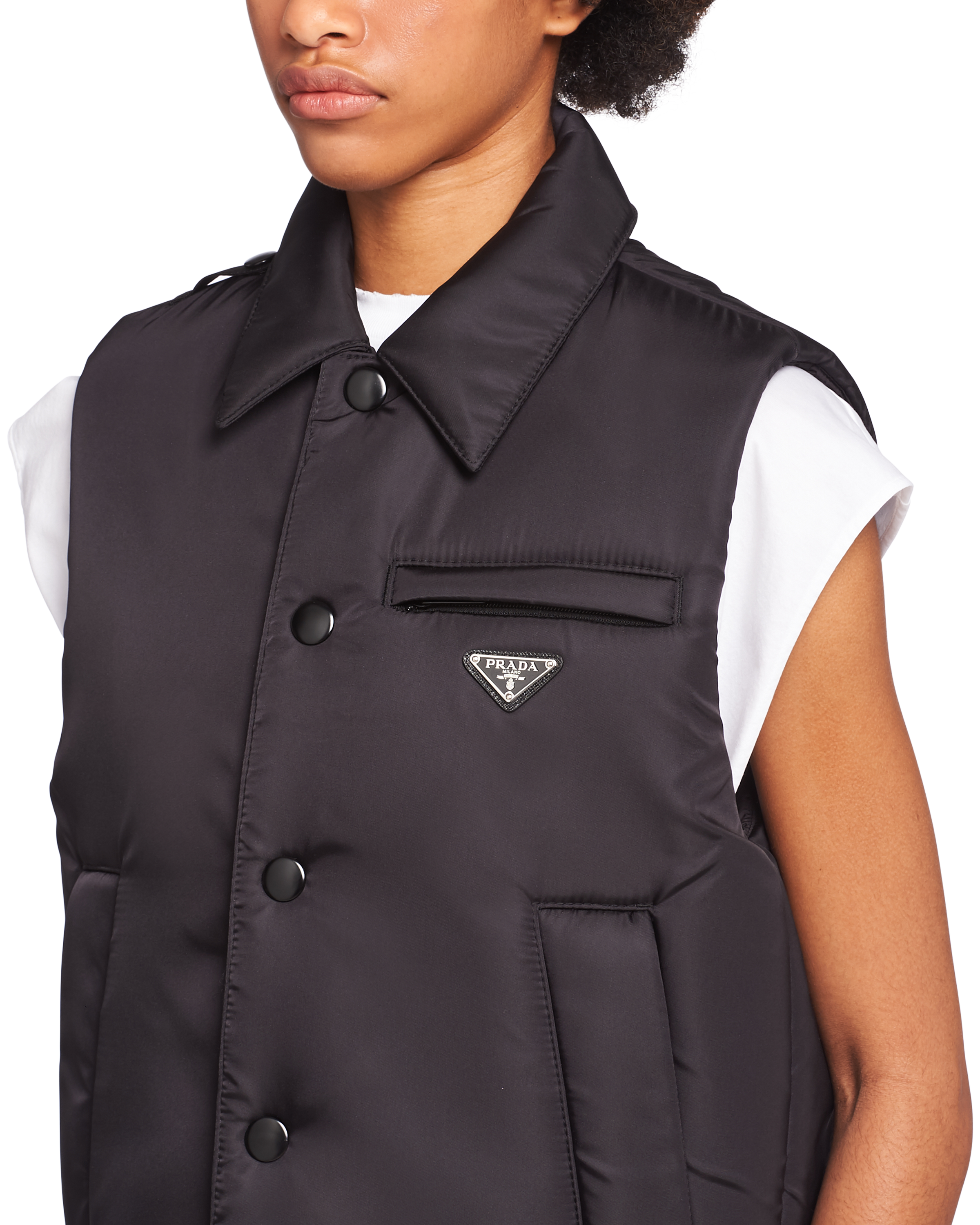 Rains Unisex Padded Nylon Vest  Black  The Modern Draper