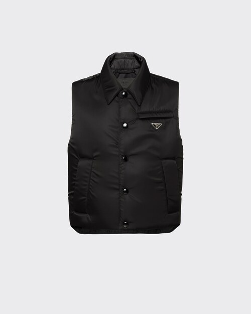 Black Re-Nylon vest | Prada