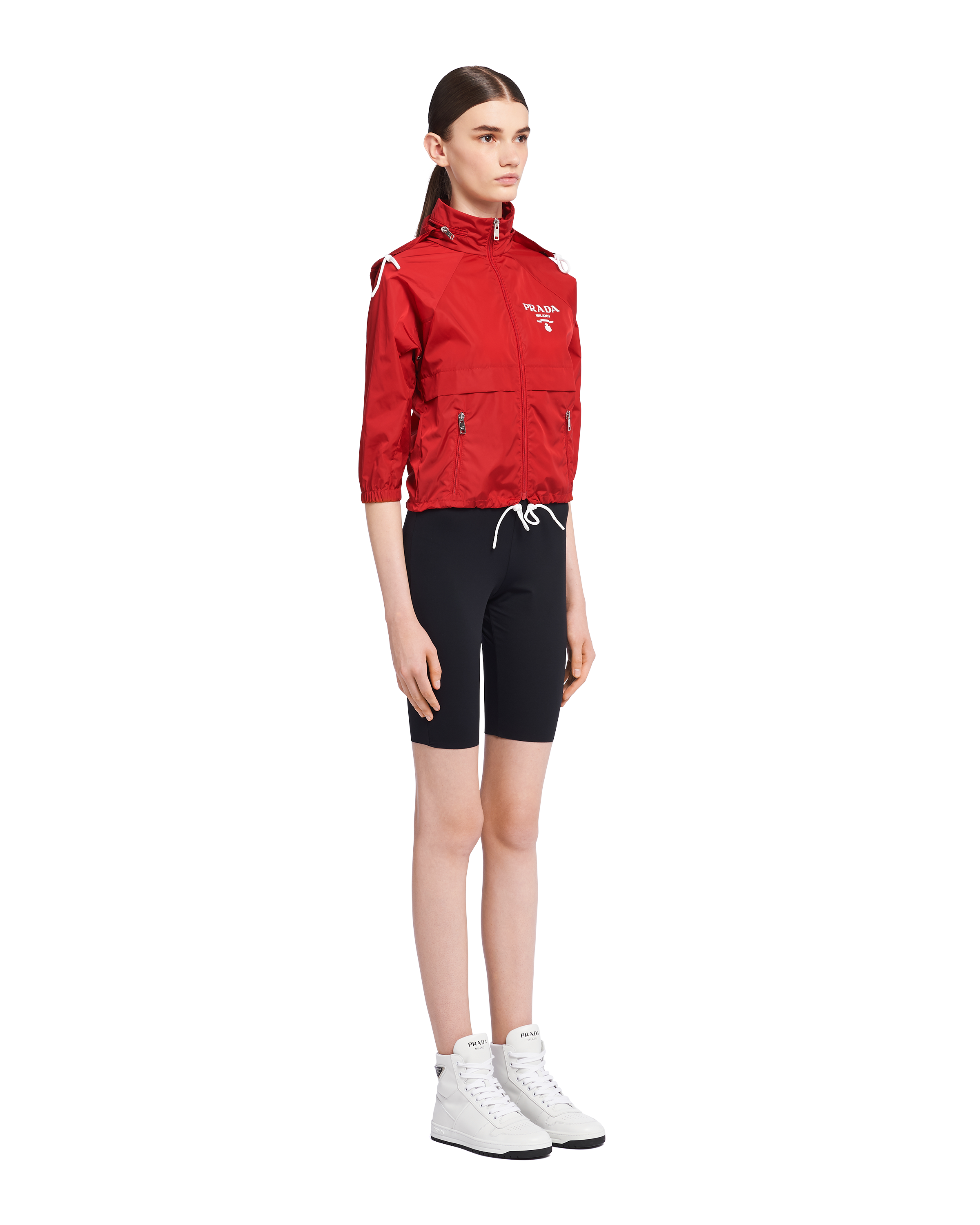 Light Re Nylon rain jacket