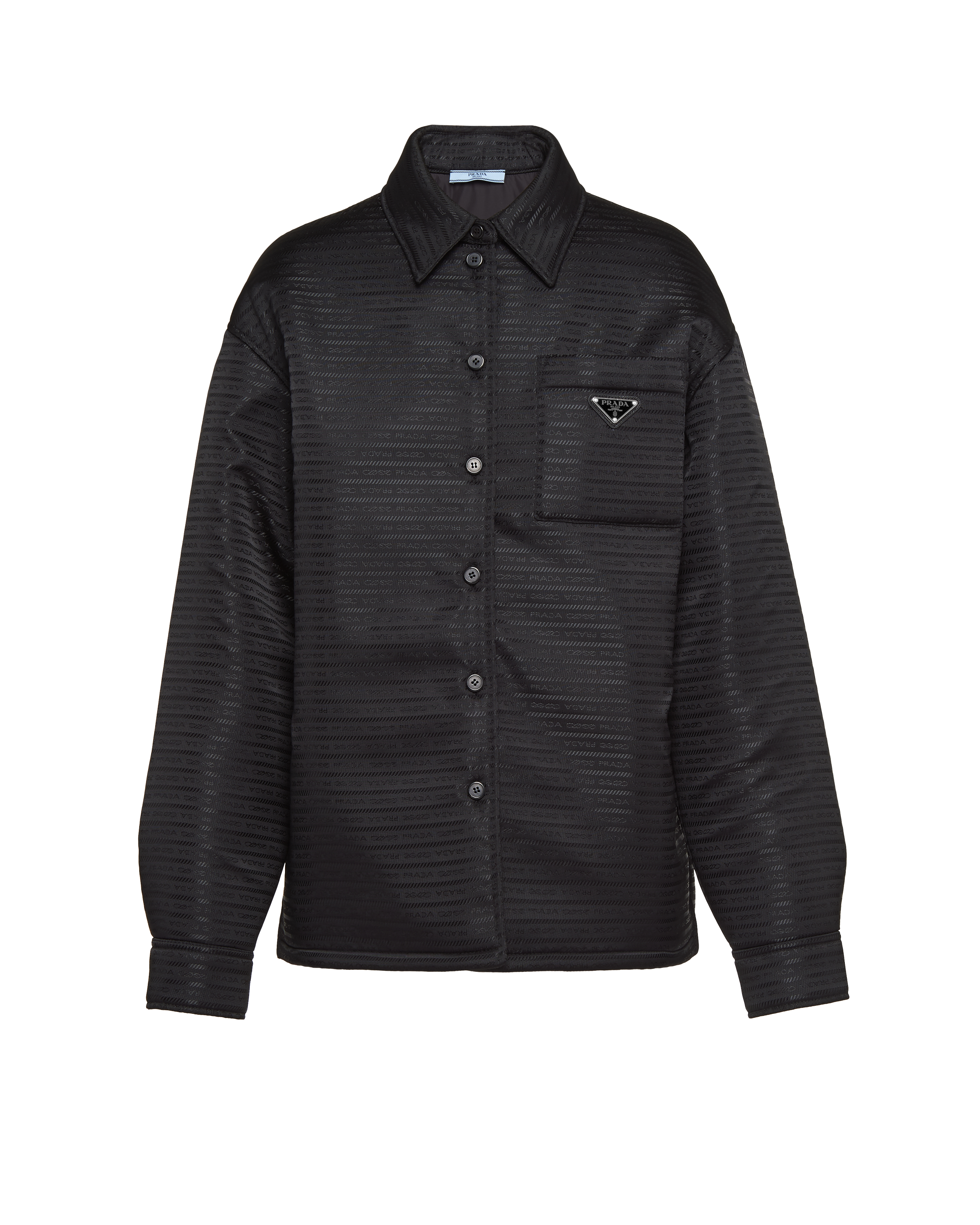 Shop Prada Re-nylon Jacket In Black