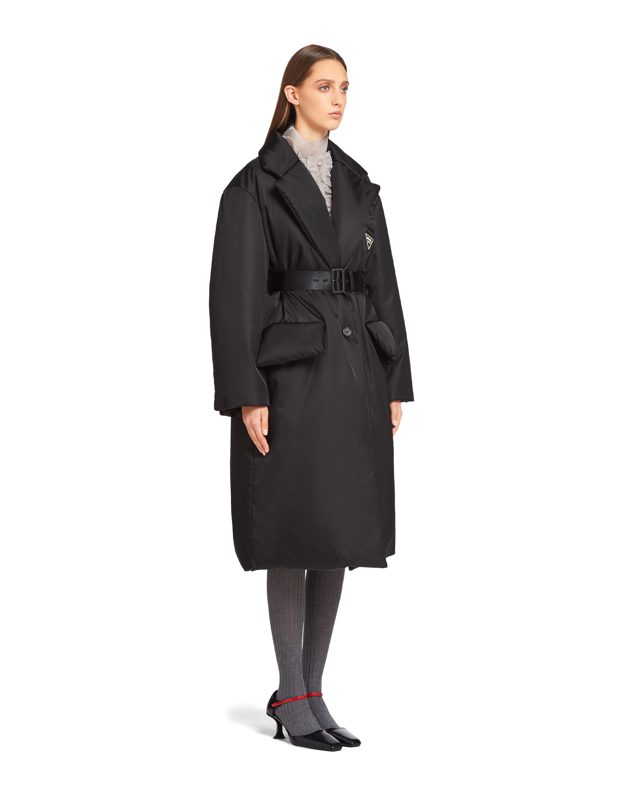 prada puffa coat