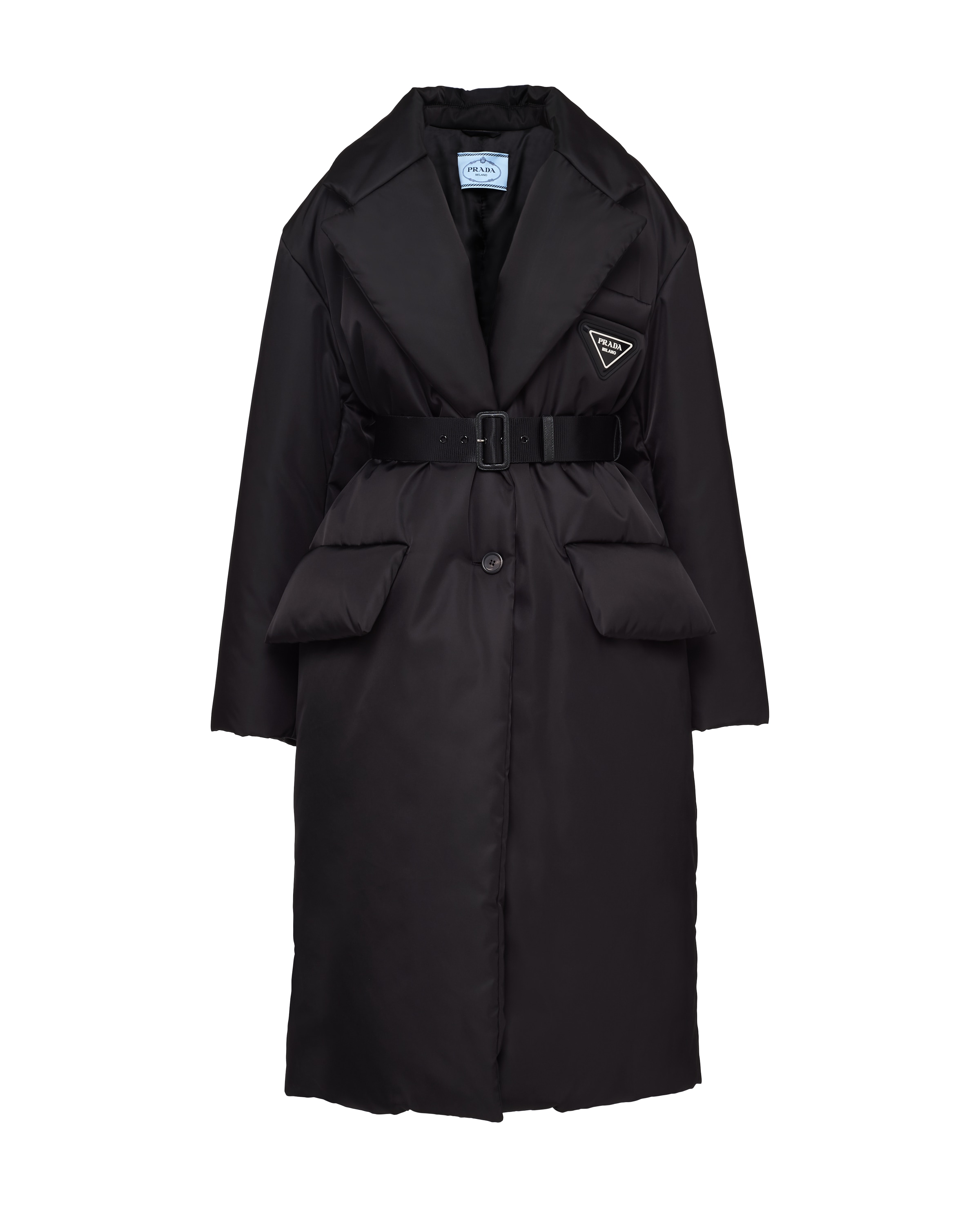 prada nylon gabardine puffer jacket