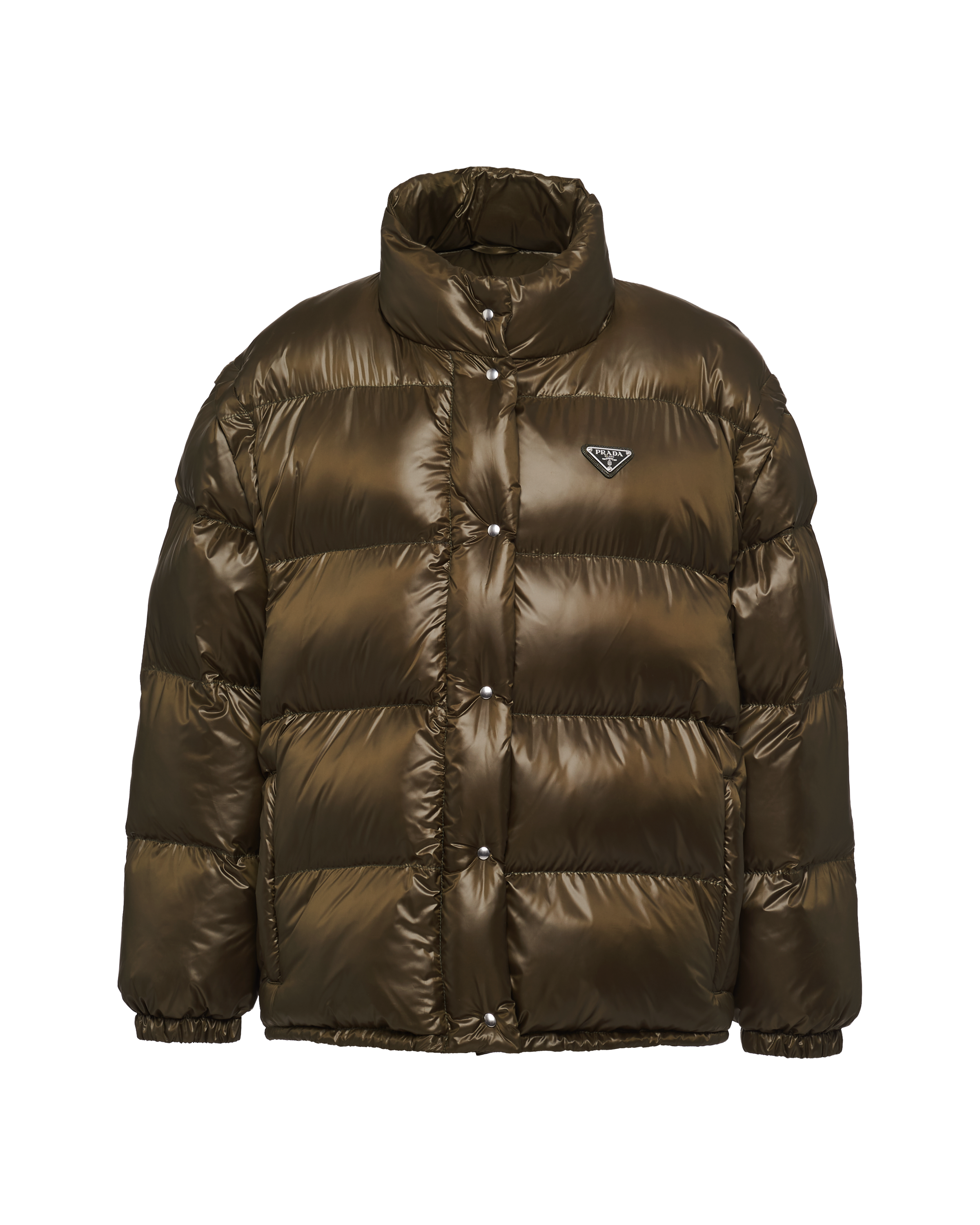 Prada ciré nylon puffer jacket online