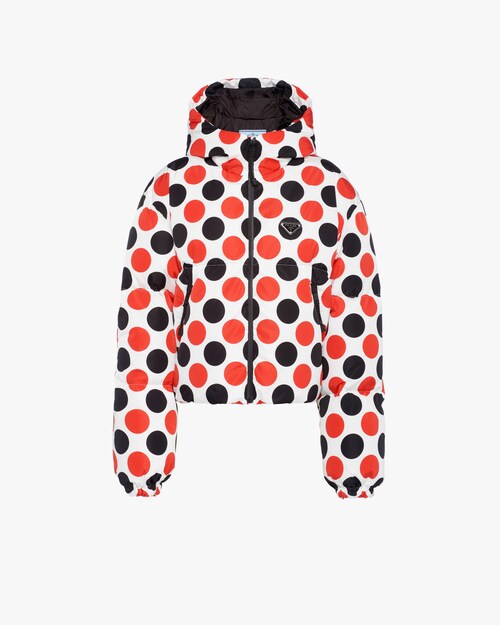 printed down jacket