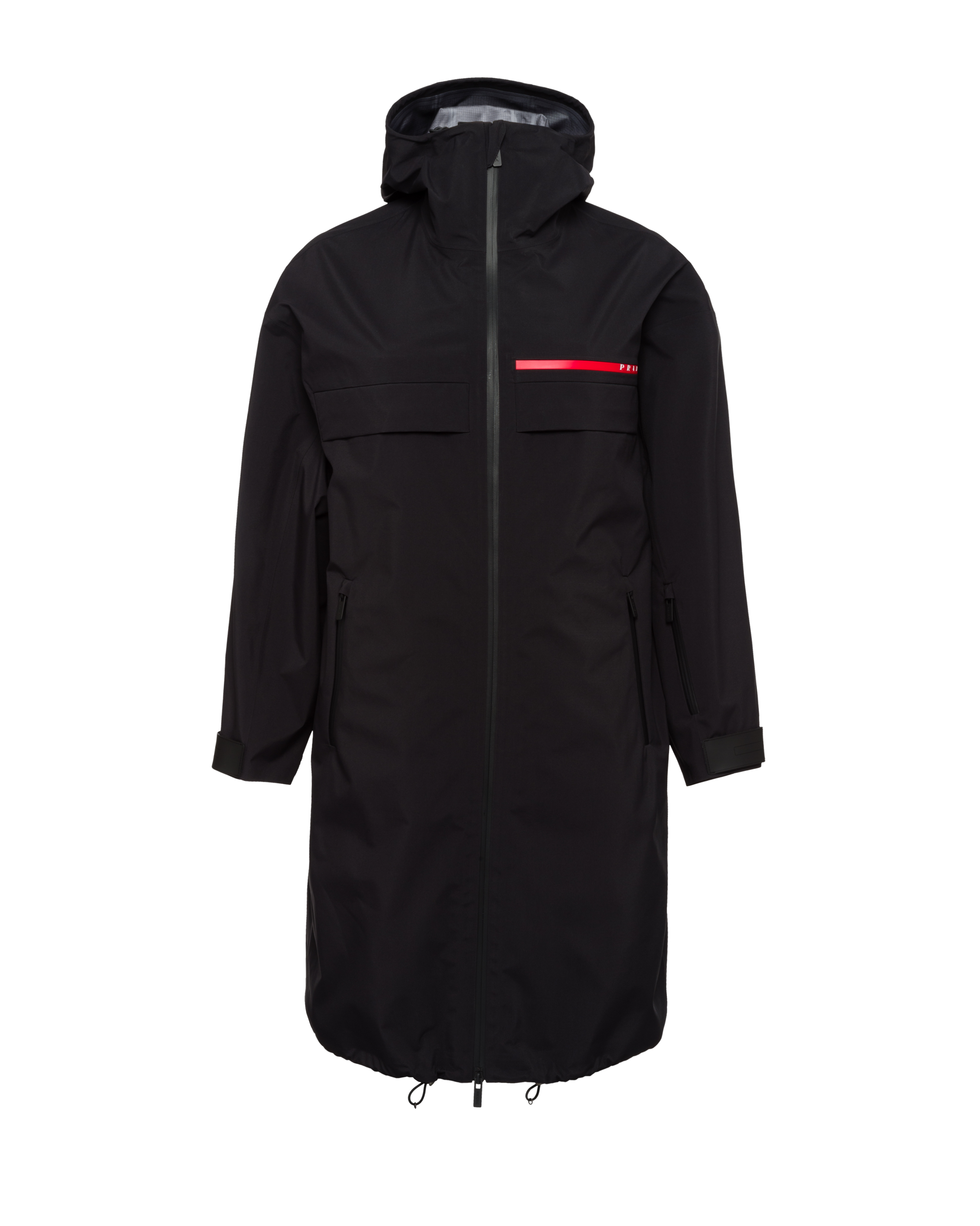 Prada Gore-tex Pro Raincoat In Black