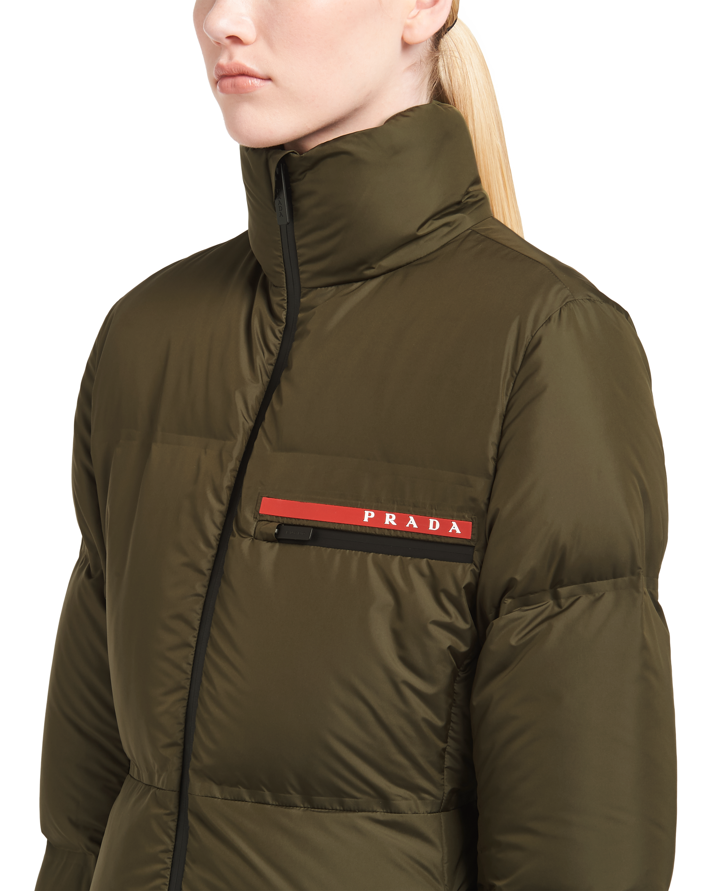 Green best sale prada coat
