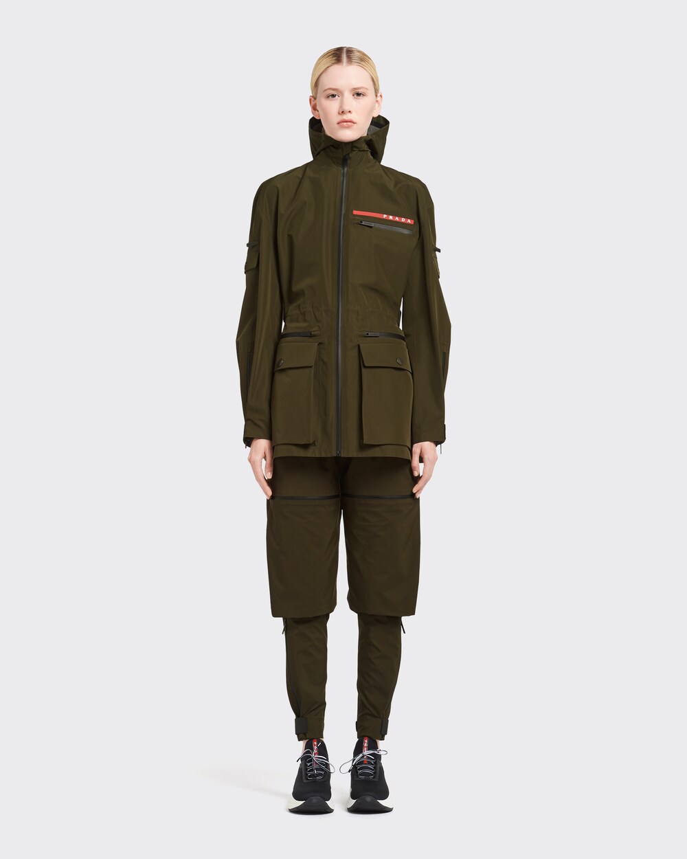 Military Green GORE-TEX PRO jacket | Prada