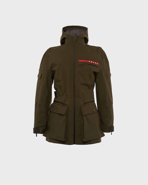 Honey Cotton twill trench jacket | PRADA