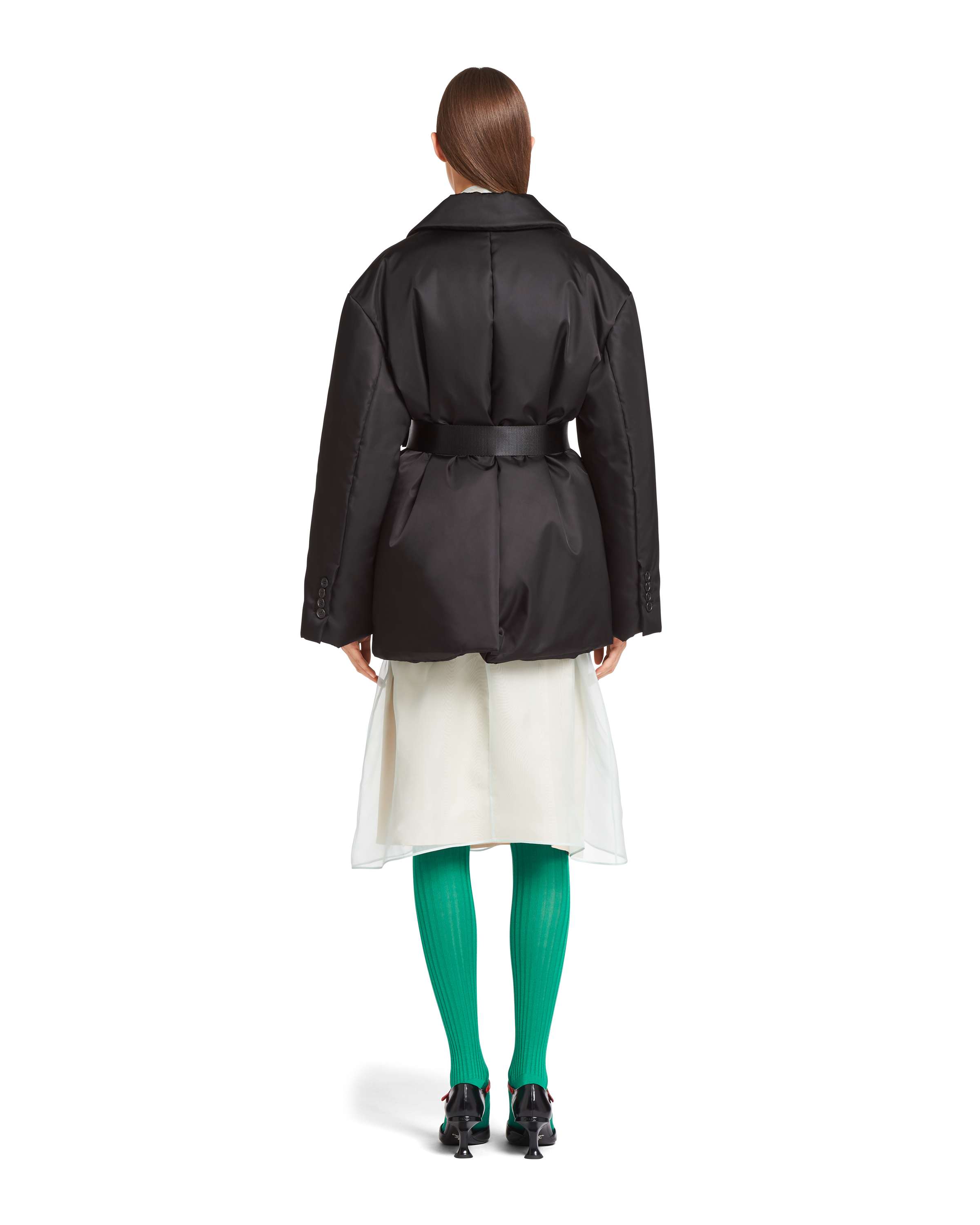 prada padded jacket women's