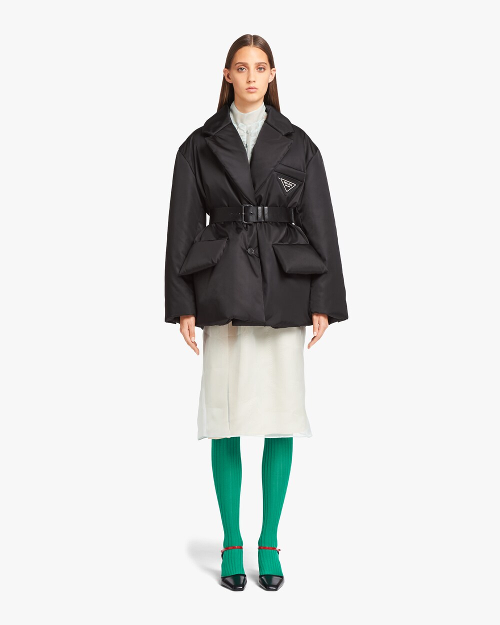 prada puffer down jacket