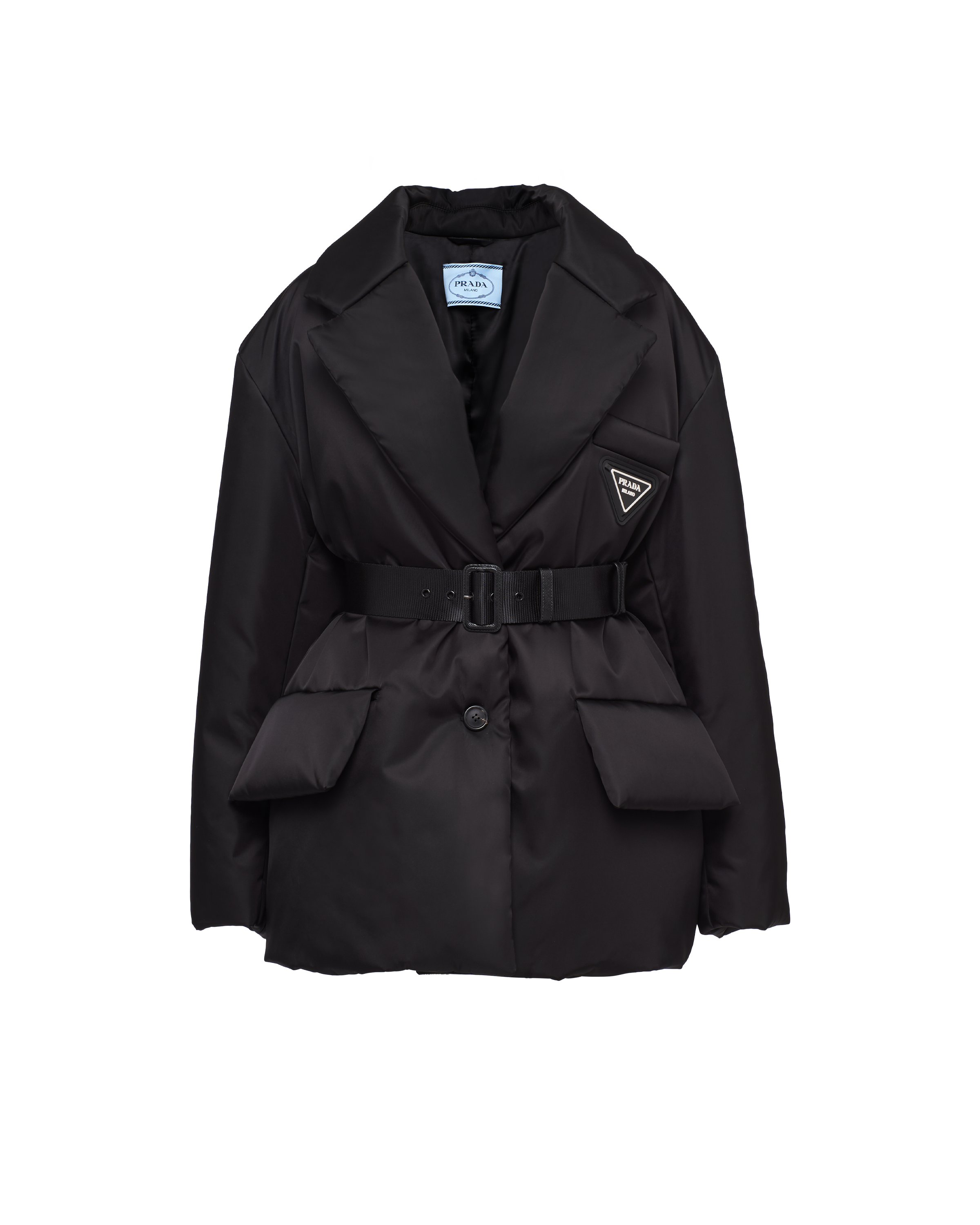 Total 80+ imagen black prada coat