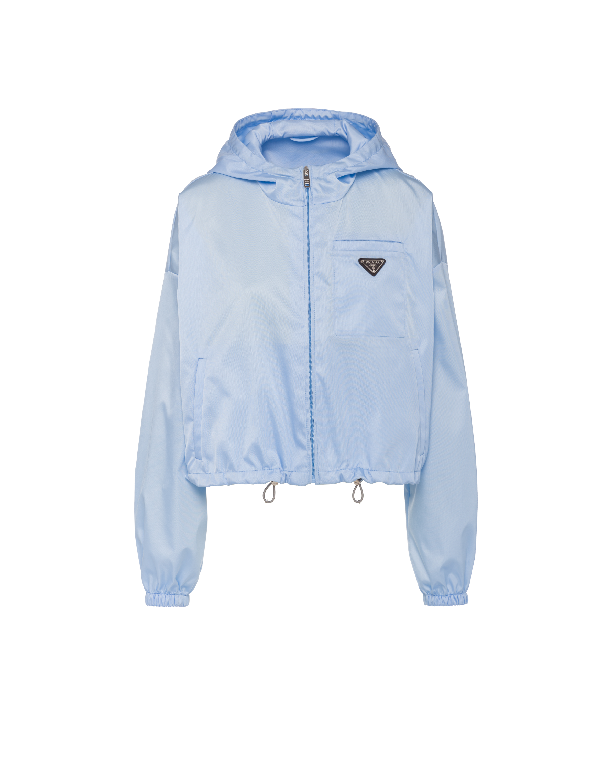 transparent cropped jacket