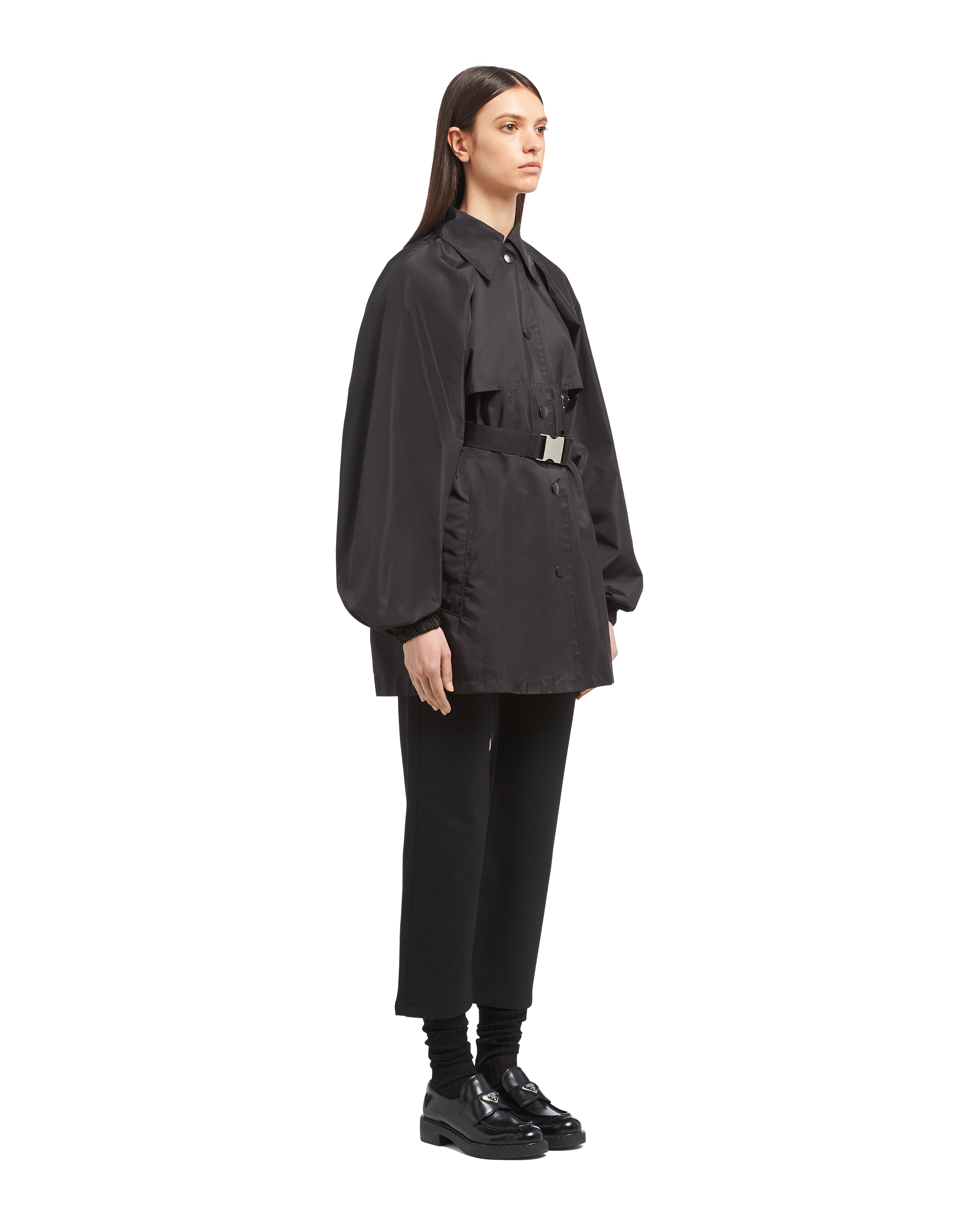 Prada جاكيت سفاري من قماش \x22رينايلون” Re\u002DNylon خفيف 3