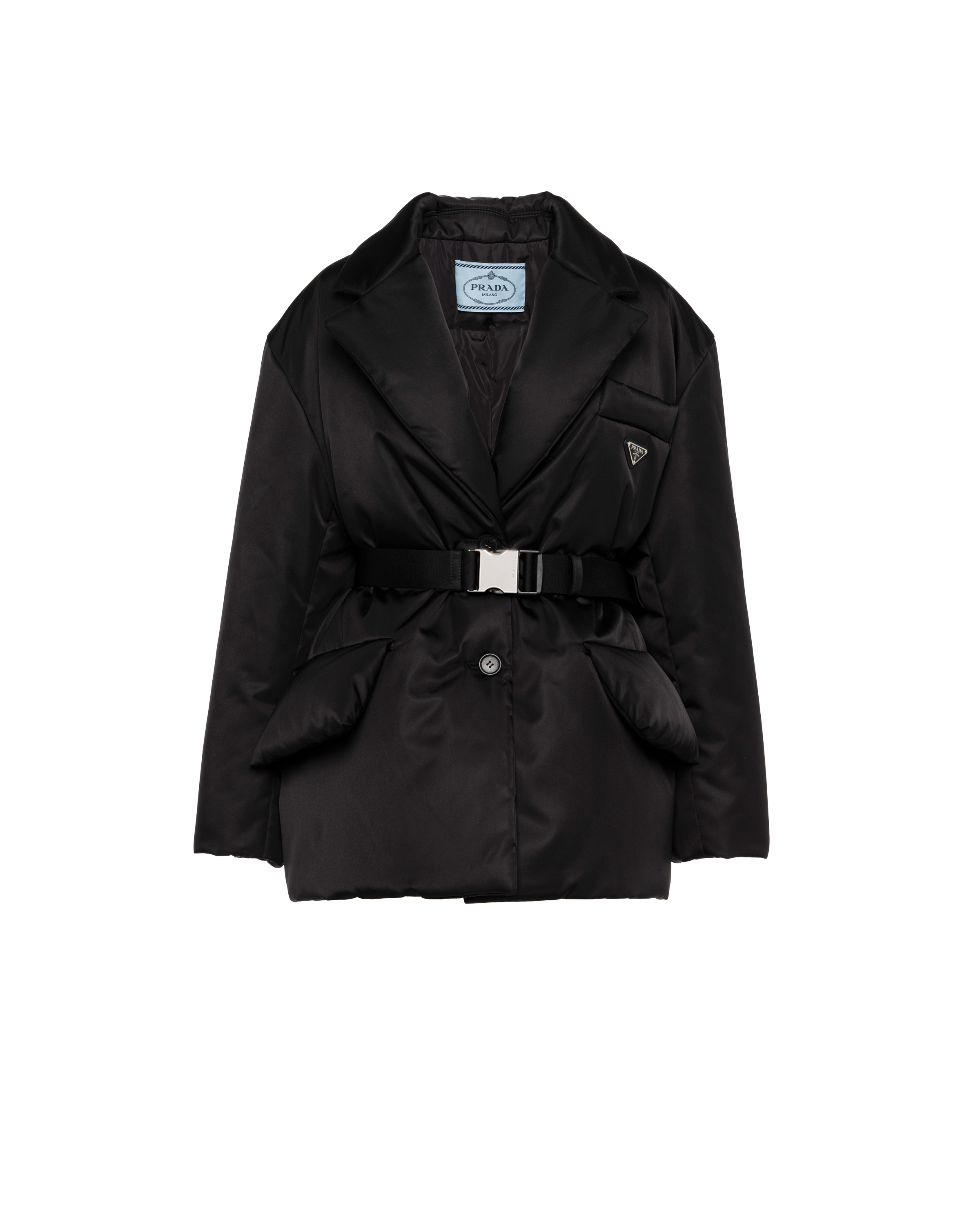 Prada black coat deals