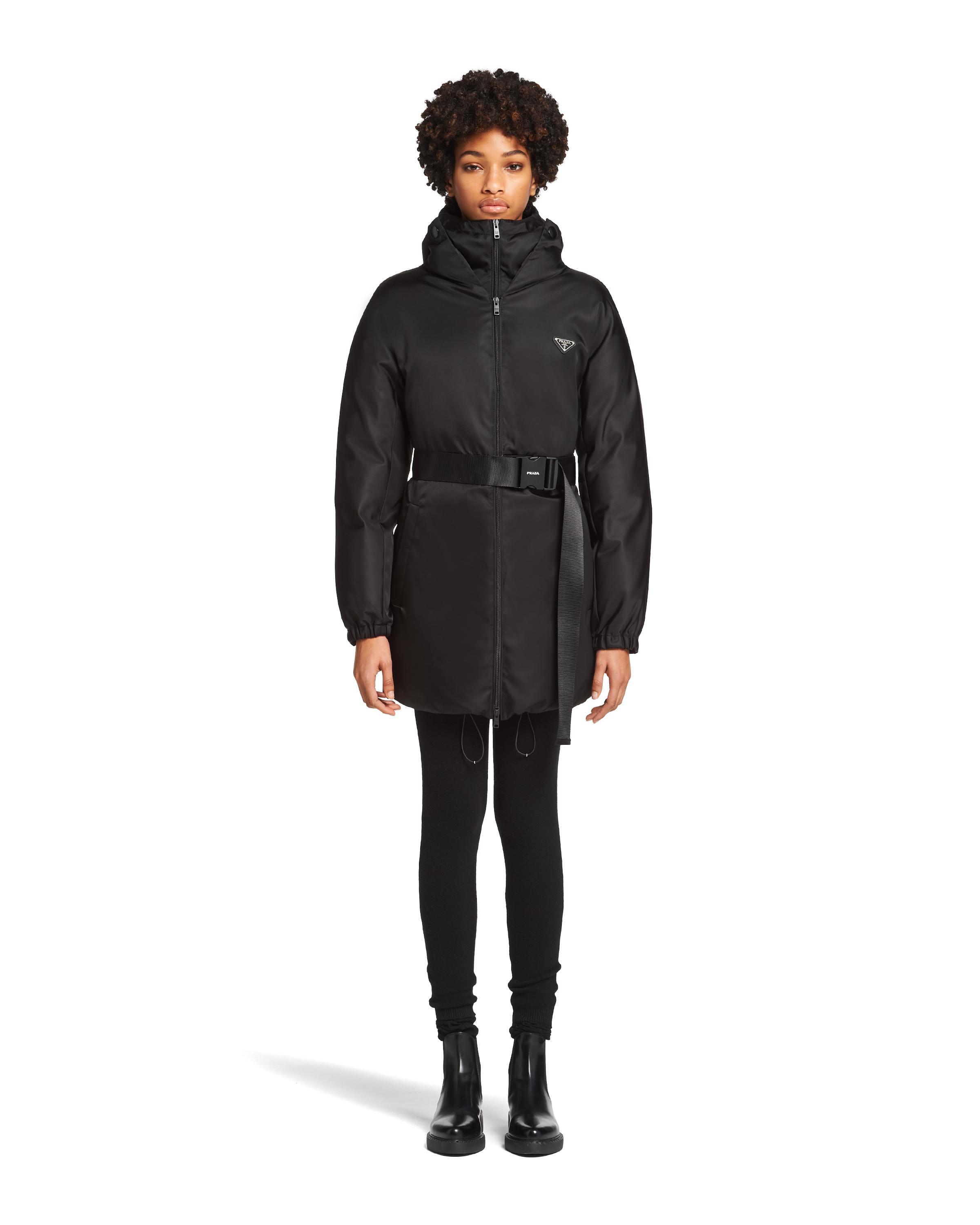 Prada Manteau matelassé en gabardine Re\u002DNylon 2