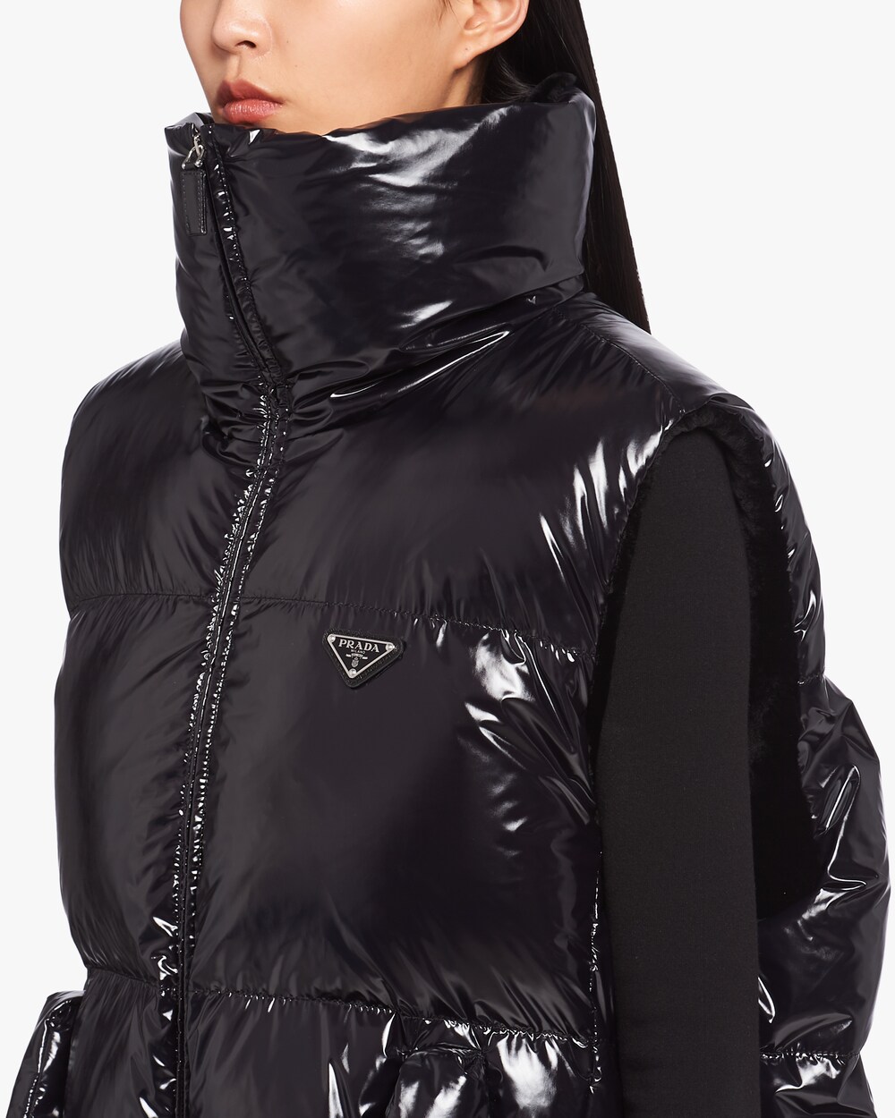 nylon puffer vest