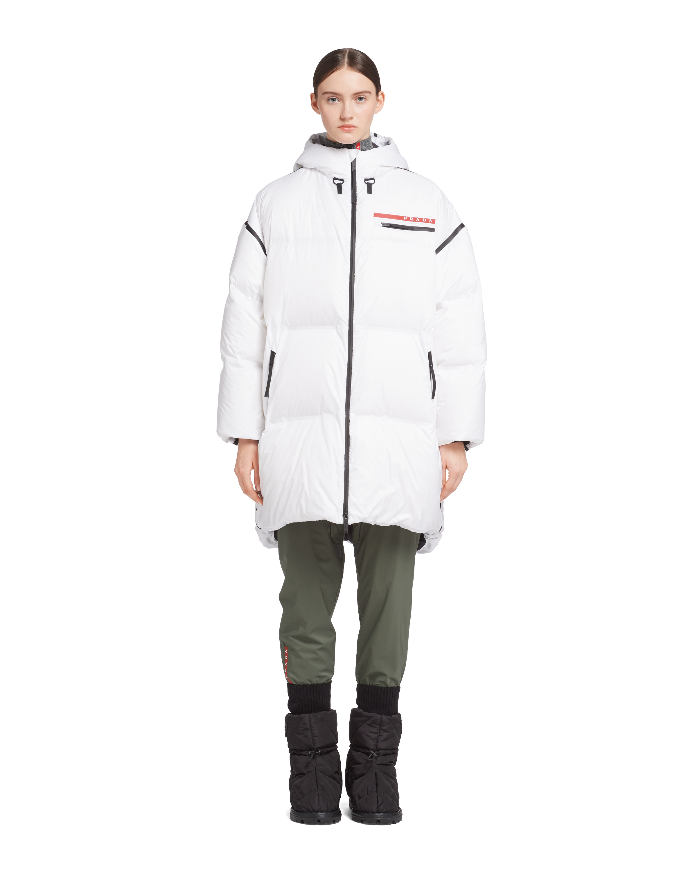 Prada white coat top