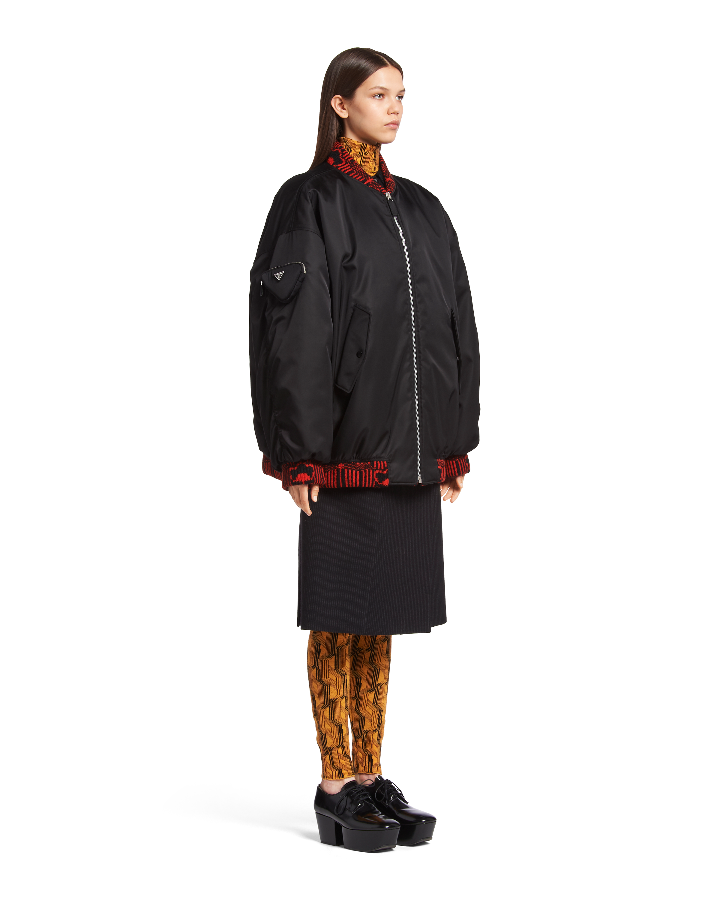 Prada Re\u002DNylon bomber jacket 3