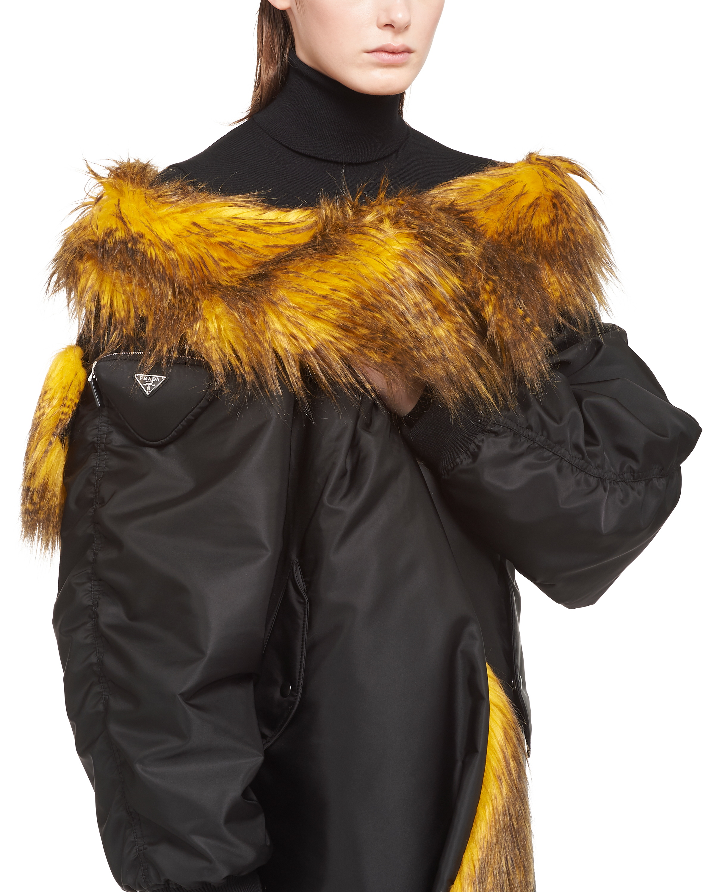 prada nylon raincoat