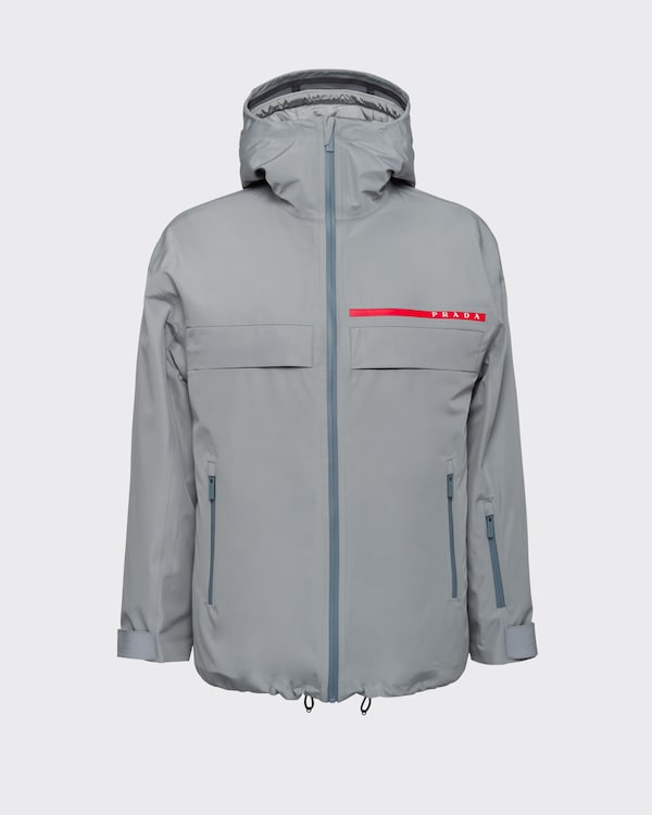 アウターその他 Prada Chalk GORE-TEX oversize k-way Chalk White GORE-TEX PRO padded jacket | PRADA
