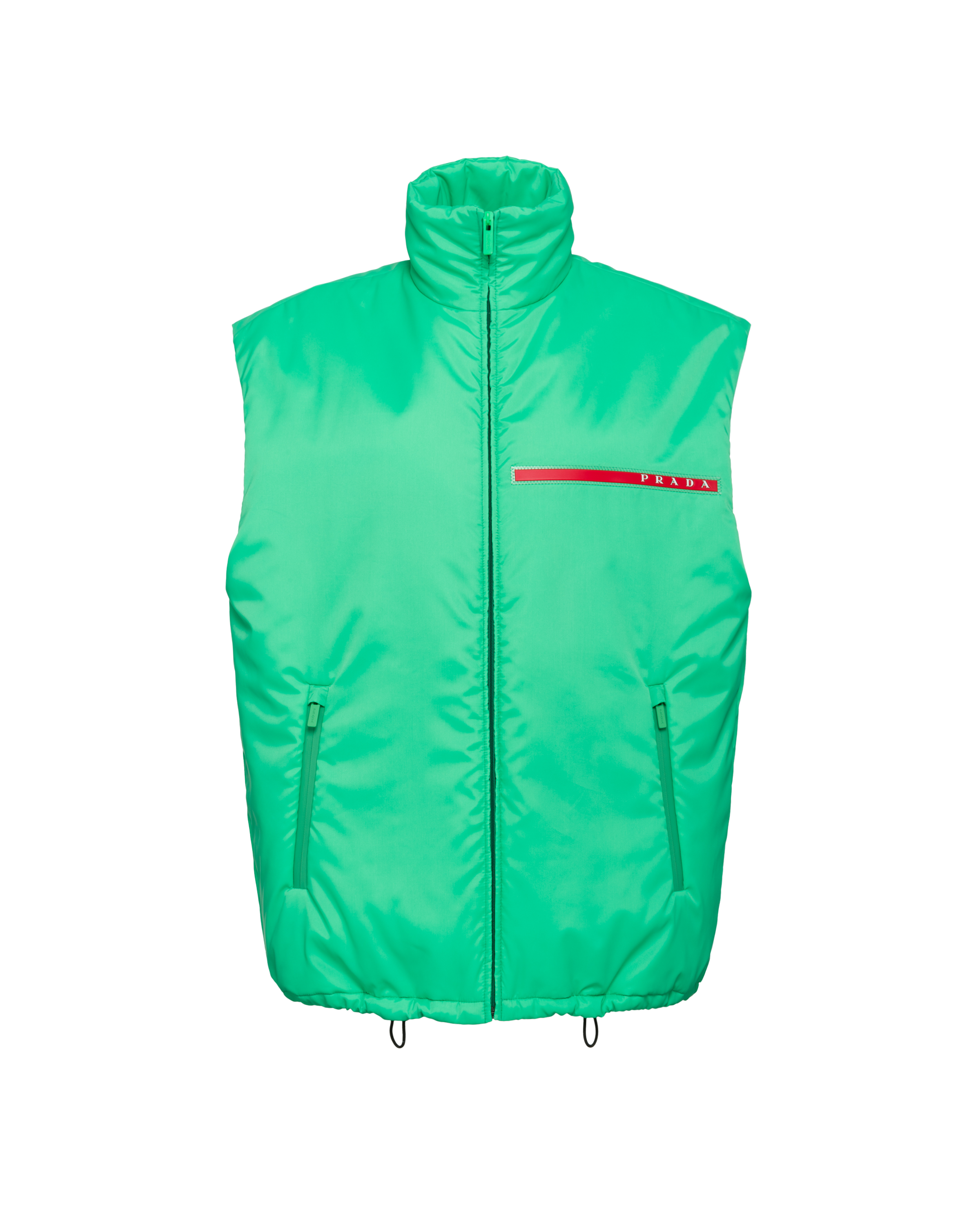 Padded technical fabric vest | Prada