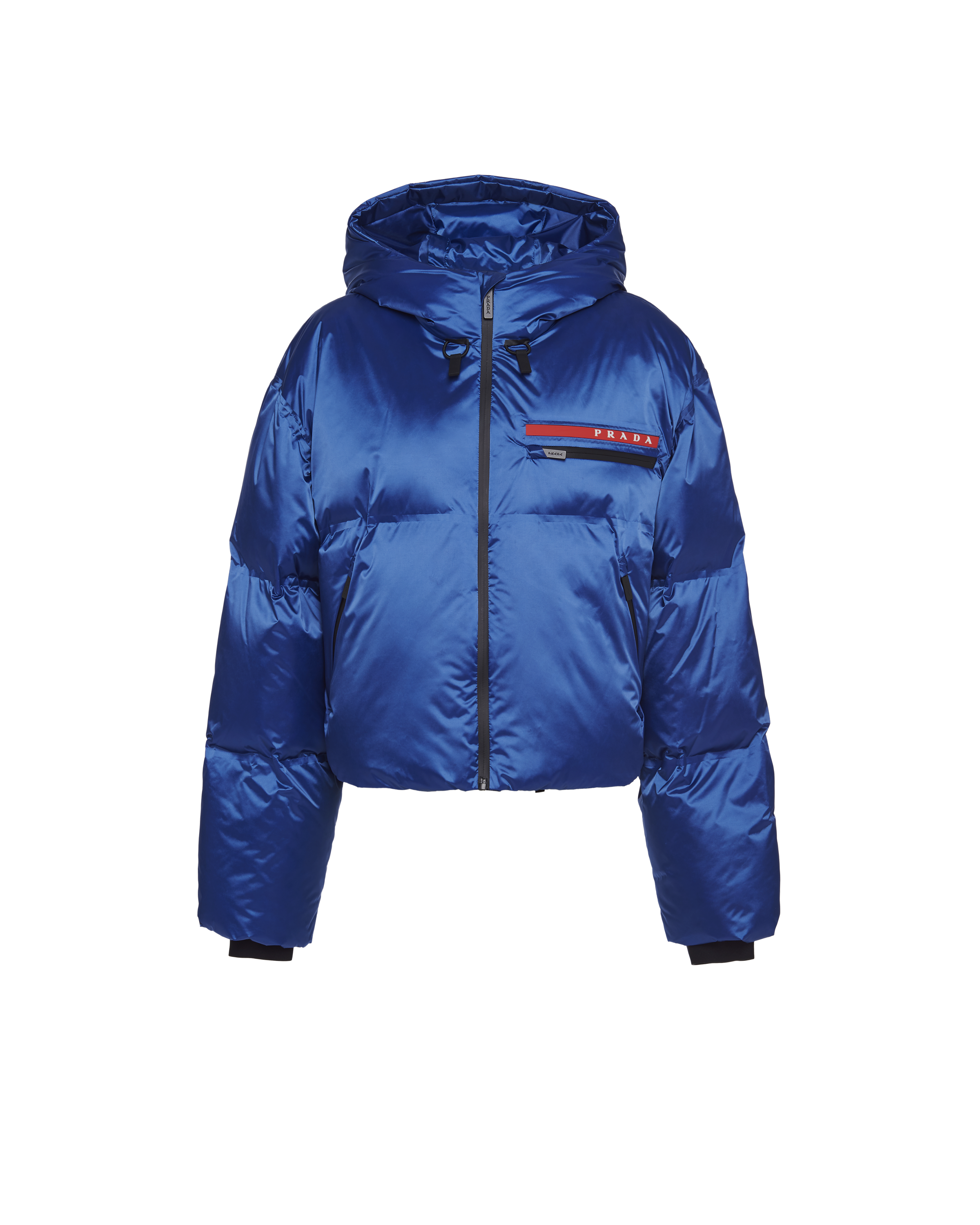 Cropped technical Re Nylon down jacket