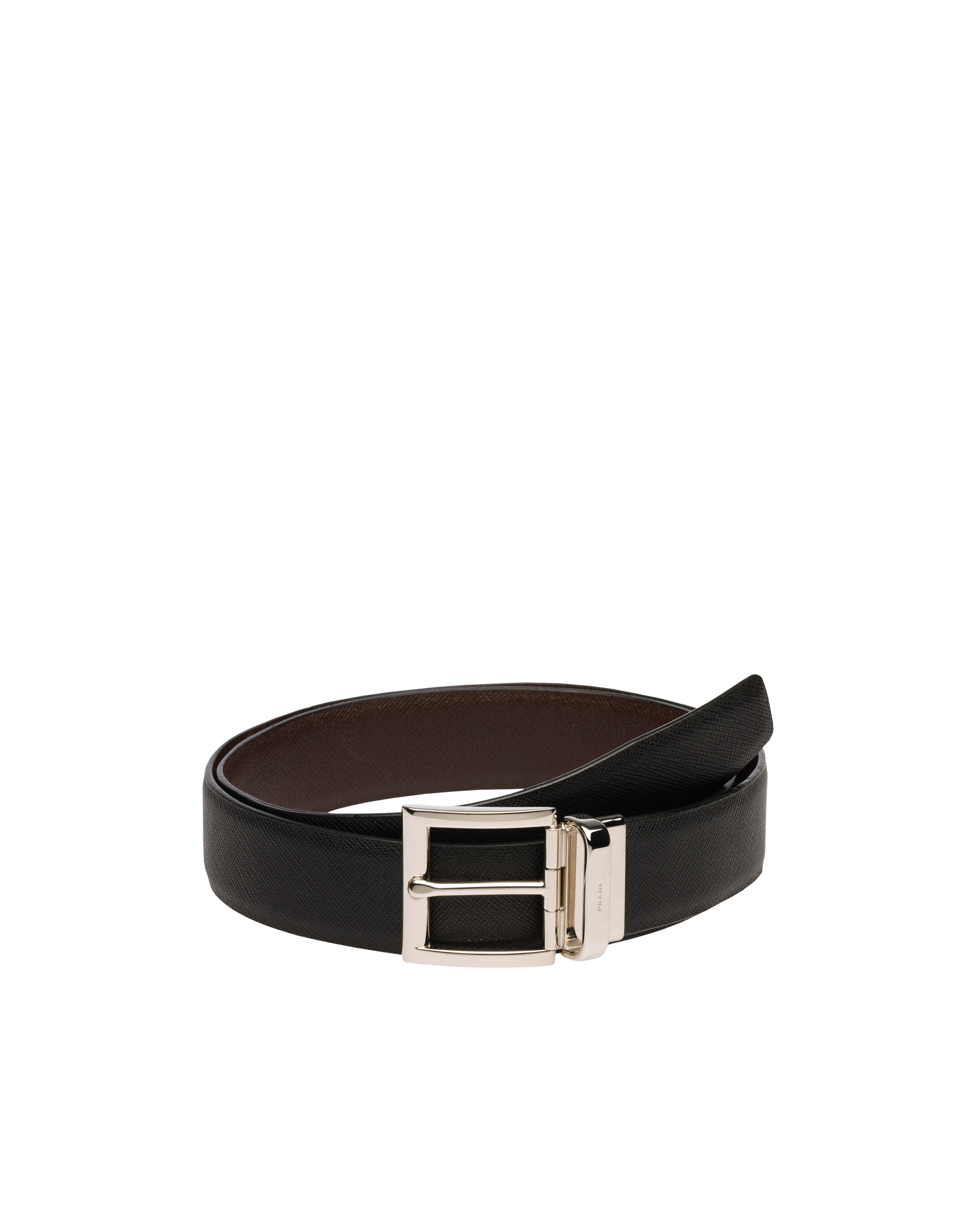 Saffiano Leather Reversible Belt | Prada