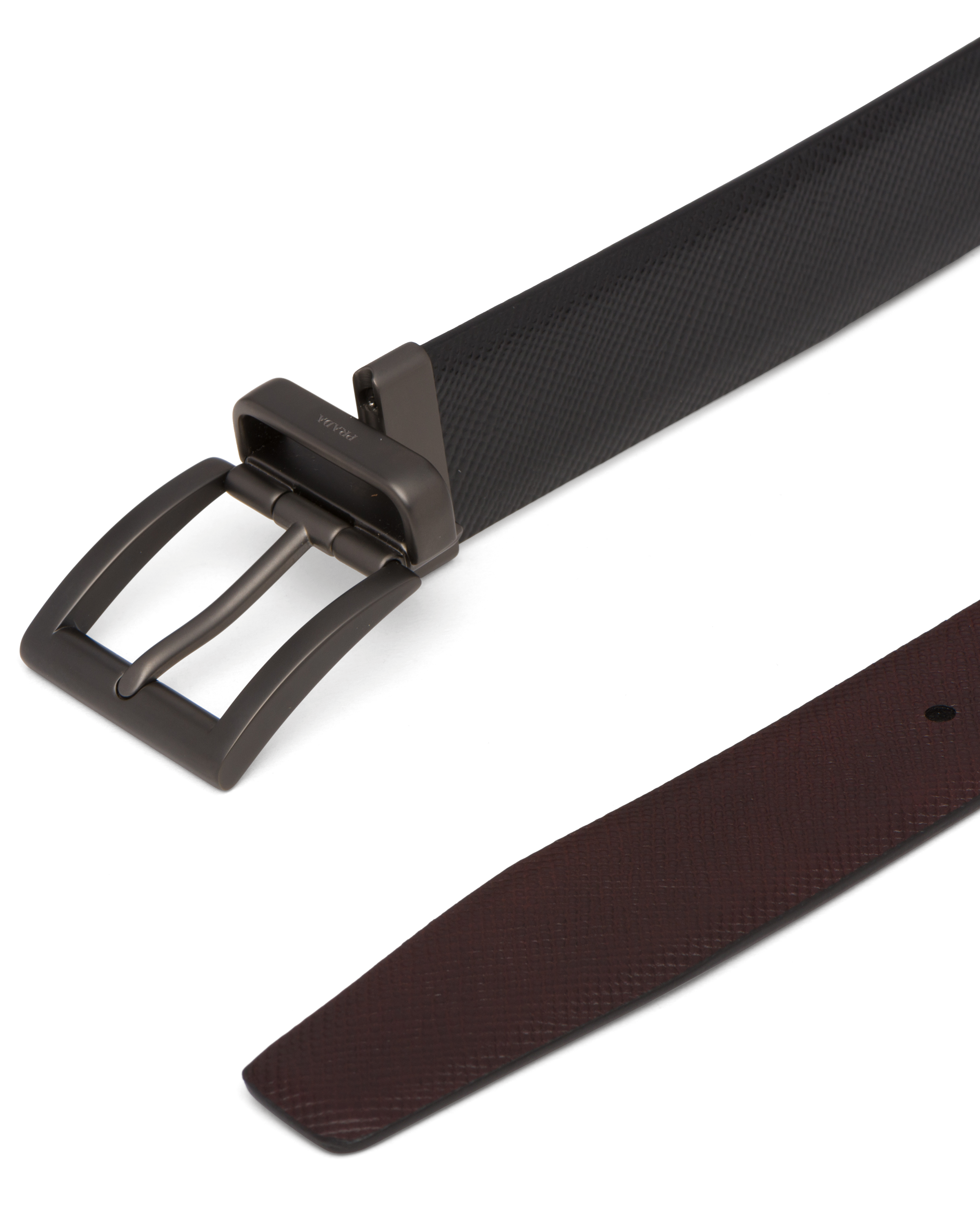 Prada men's reversible belt clearance