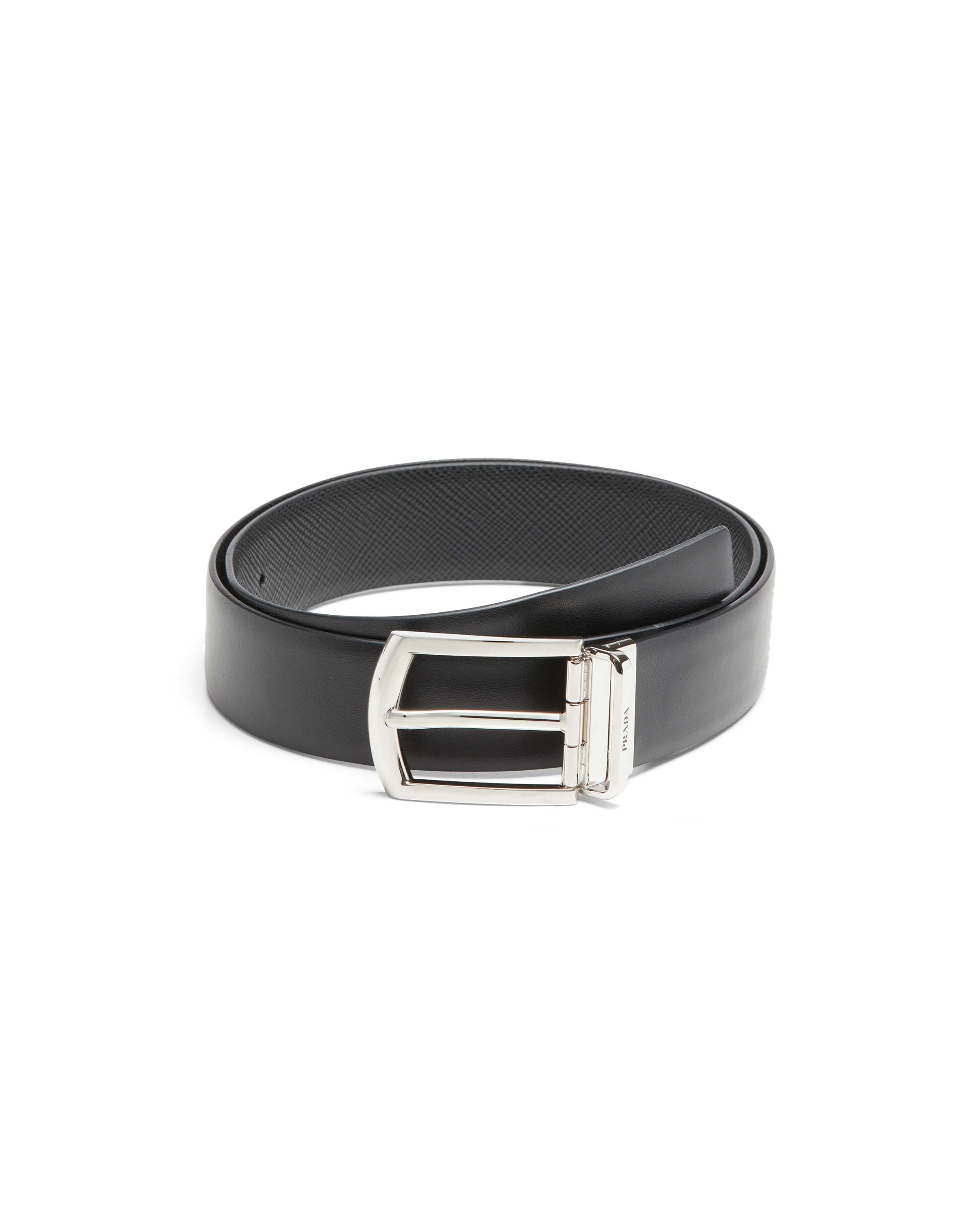 prada leather belt