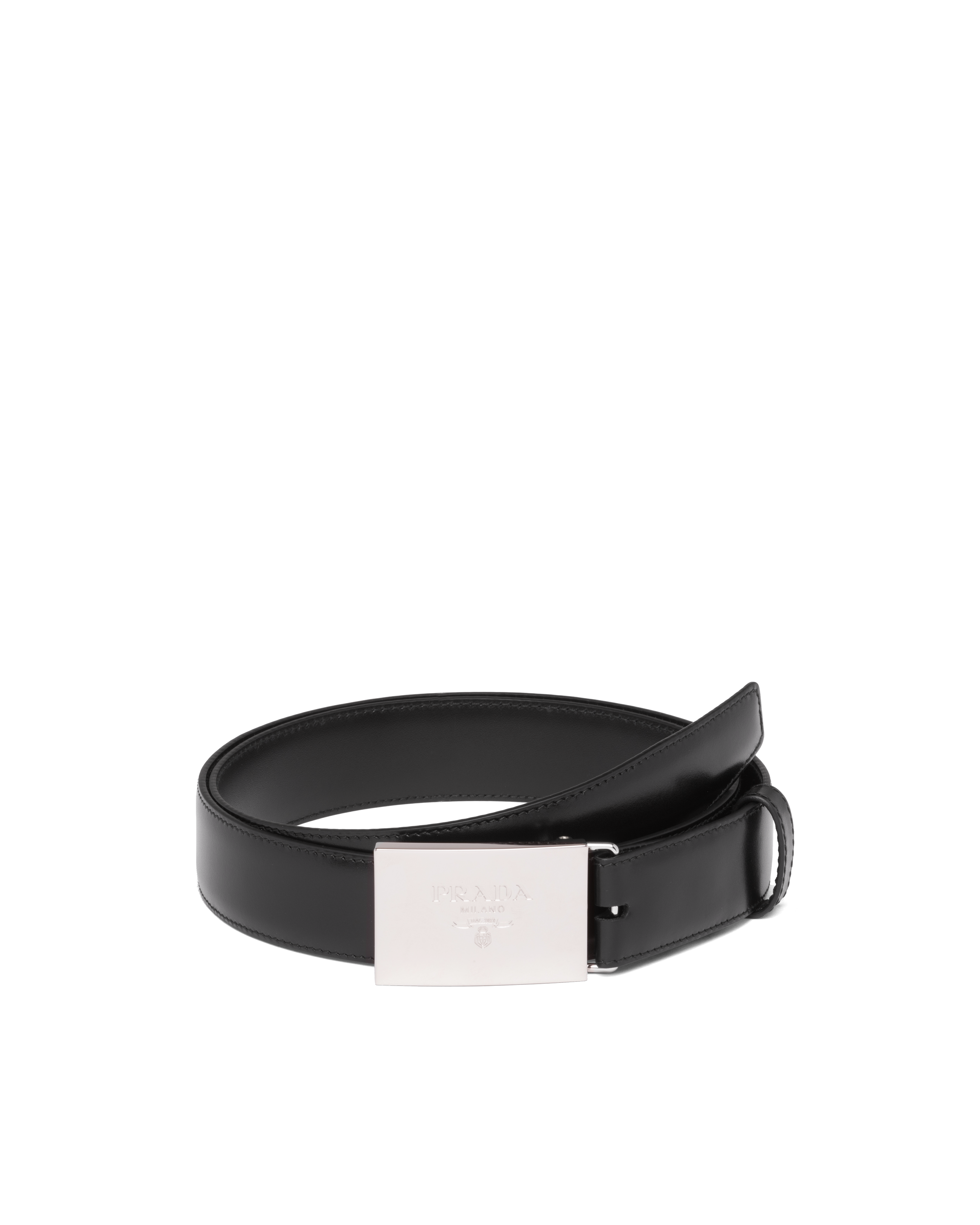 prada white belt