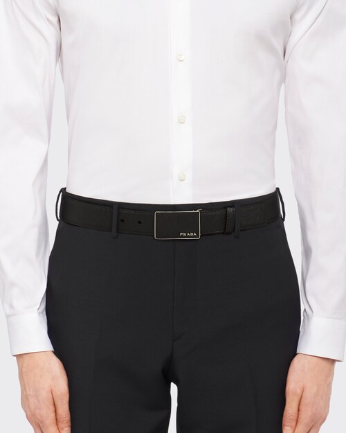 Prada Ceinture en cuir Saffiano 2