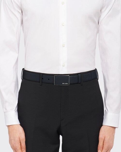 Prada Saffiano Leather Belt 2