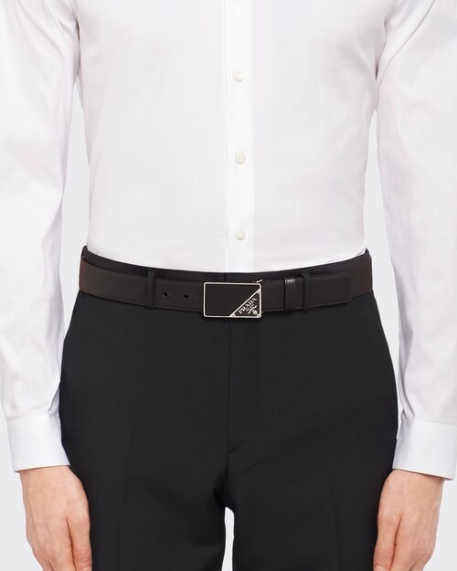 Prada Saffiano Leather Belt 2
