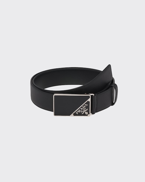 Prada Saffiano Leather Belt 1