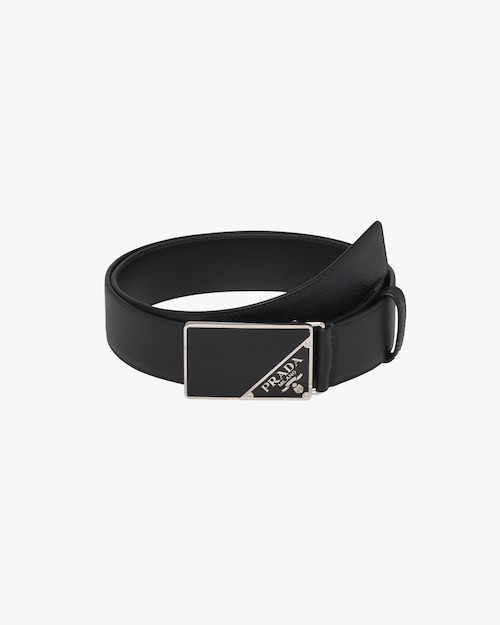 prada saffiano leather belt
