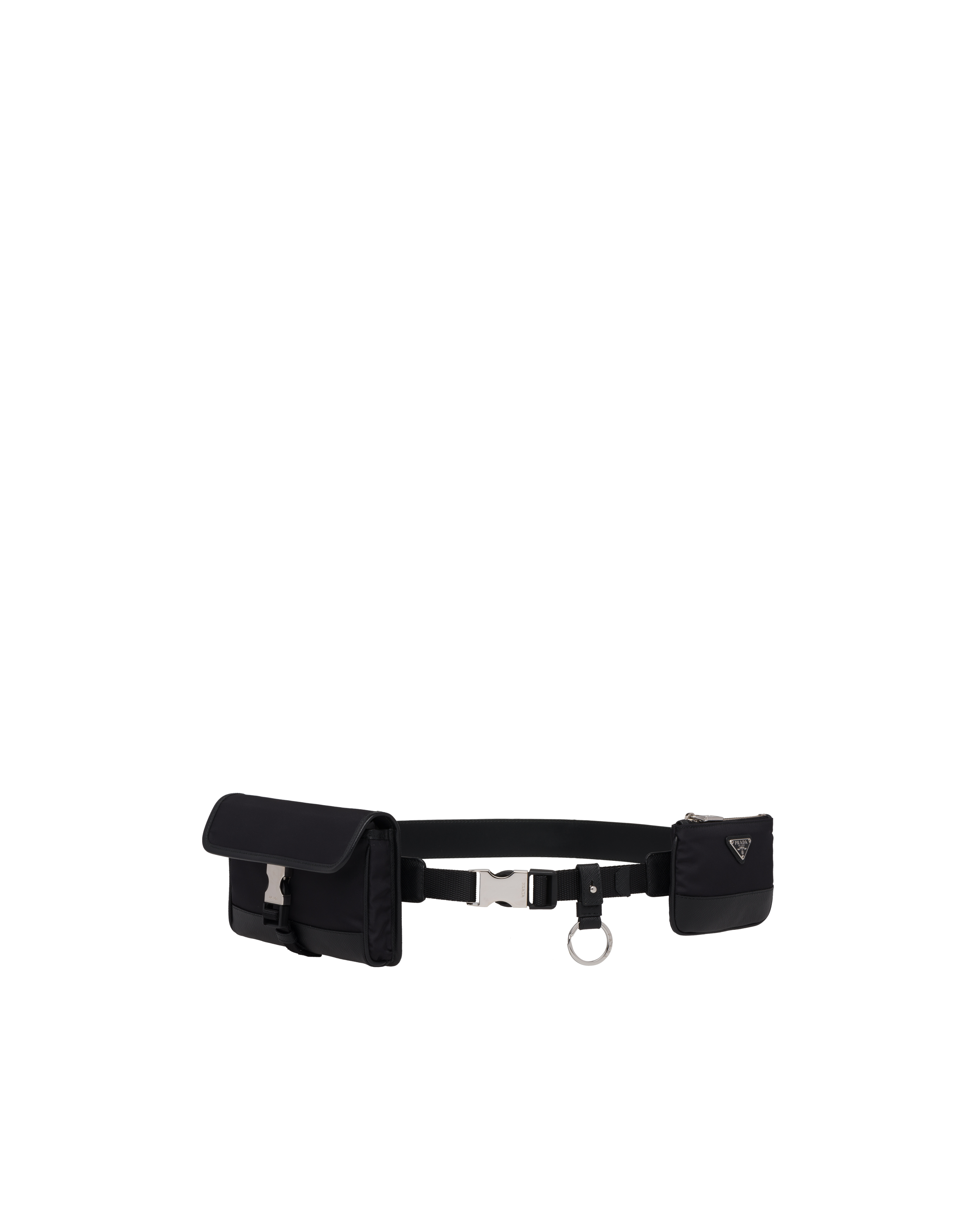 Saffiano Leather Belt with pouches | Prada