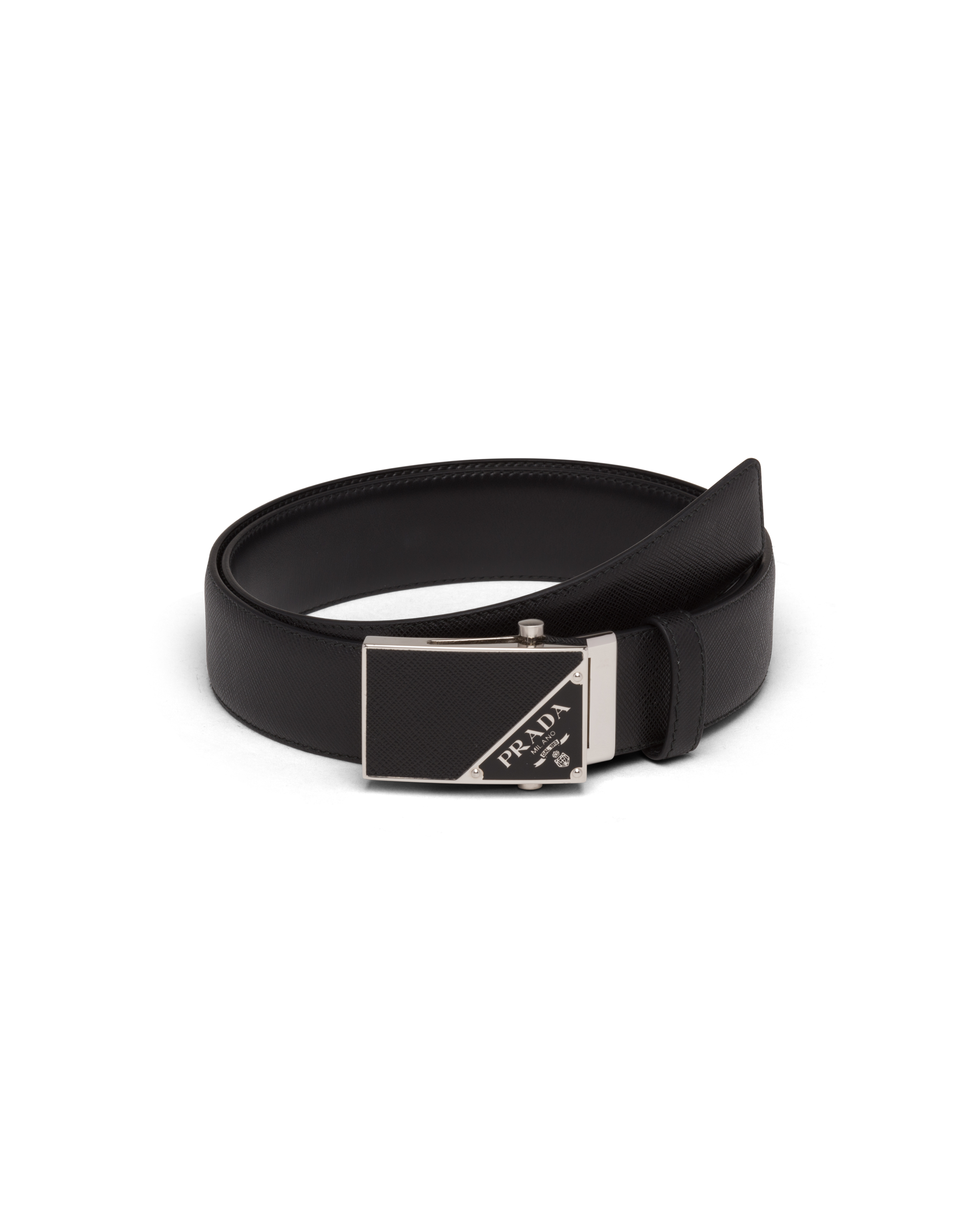 prada leather belt