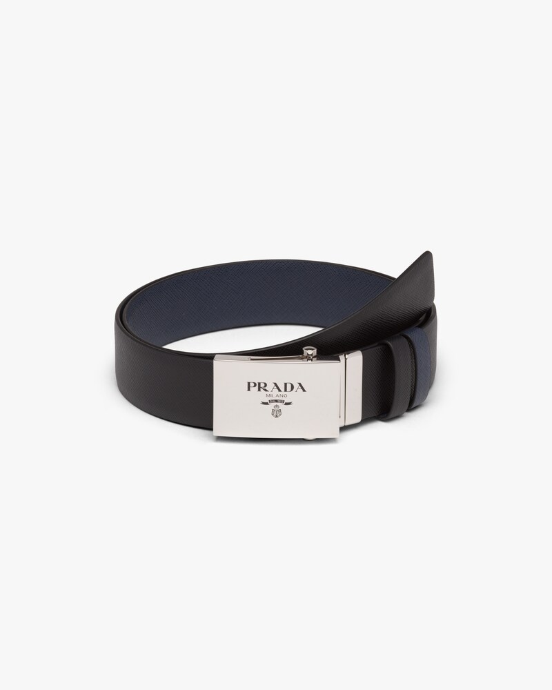 prada saffiano leather belt