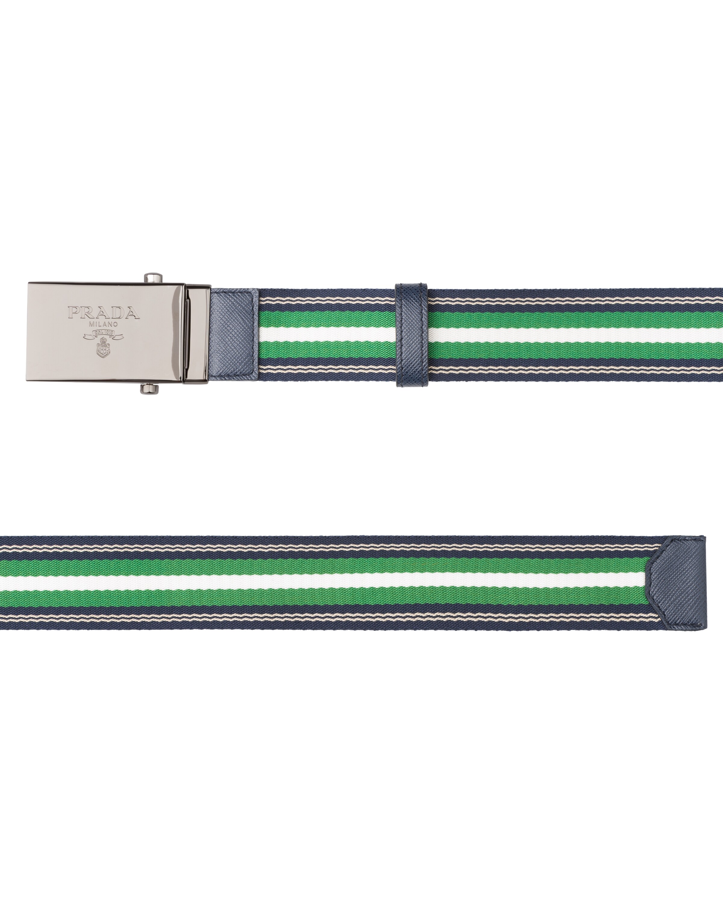 Woven Nylon Belt Prada