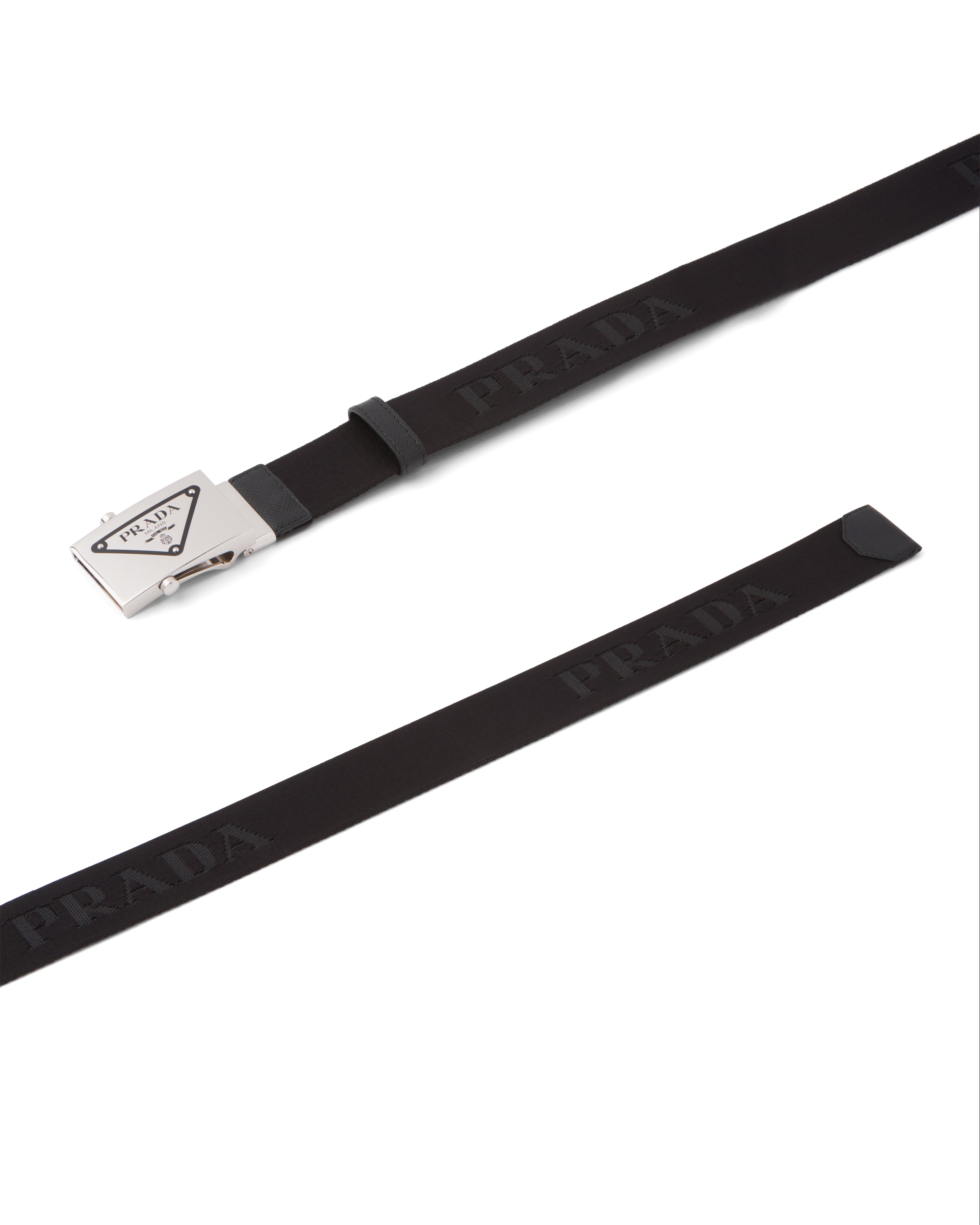 Woven nylon belt Prada