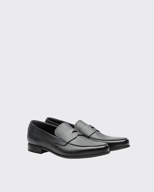 Prada Saffiano leather loafers 1