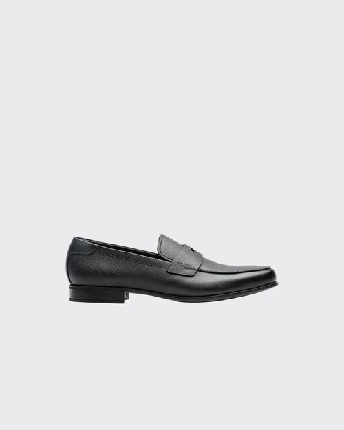 Saffiano leather loafers prada clearance