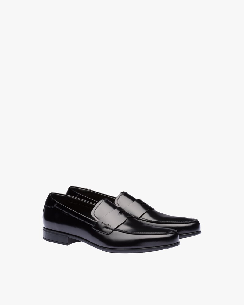 prada mens penny loafers