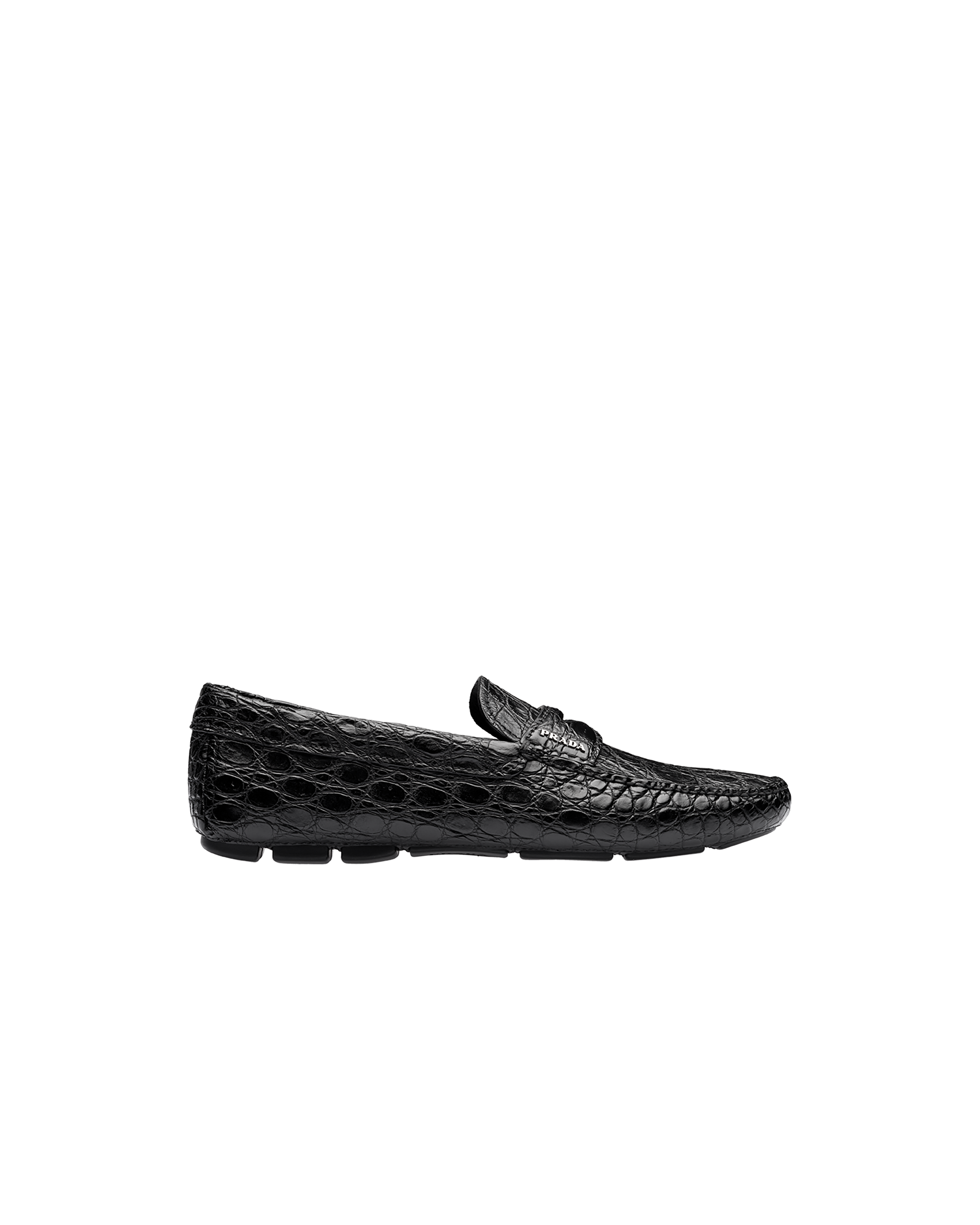 prada crocodile loafers